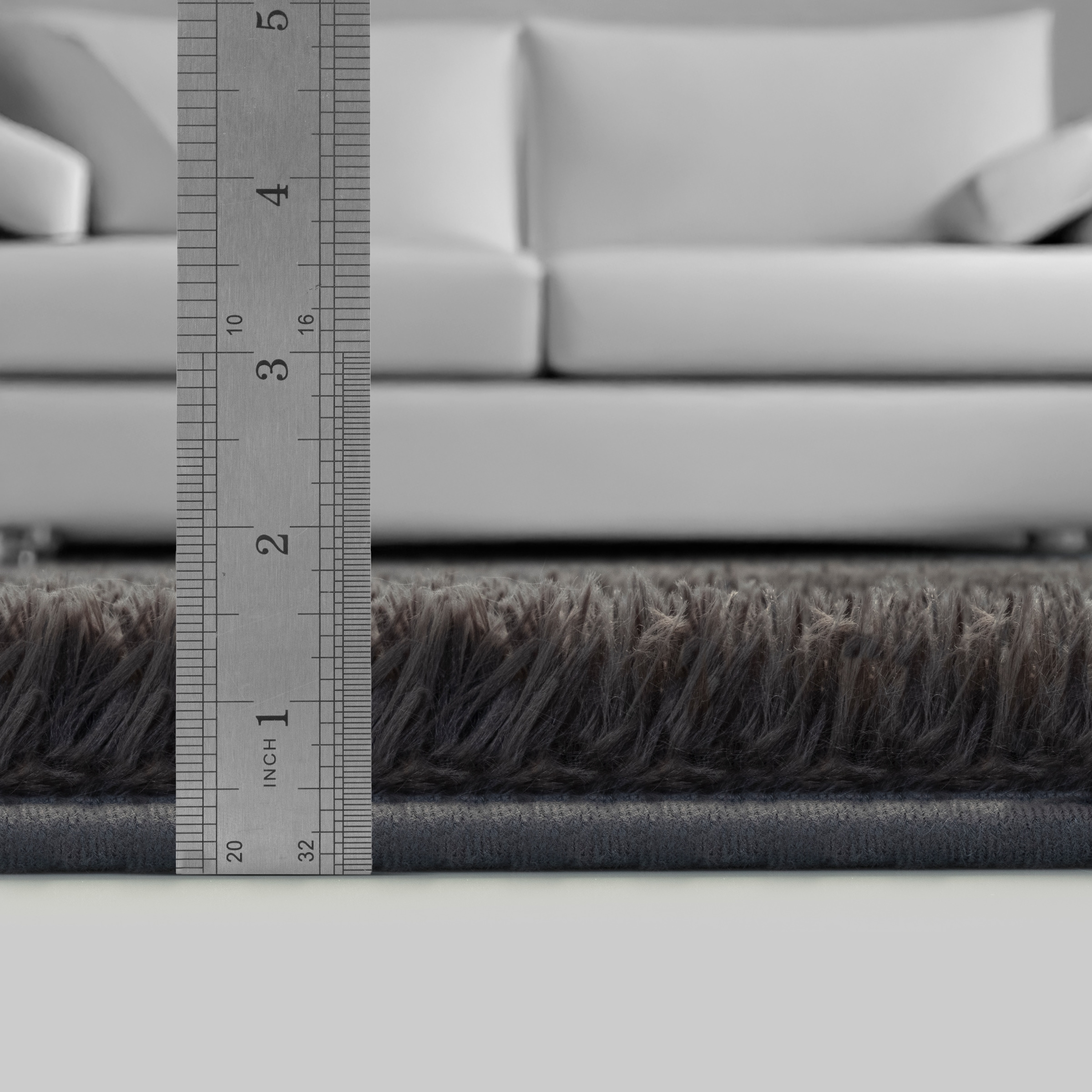 merinos Teppich »Fluffy Shaggy«, rechteckig, 35 mm Höhe, Flauschiger Hochflor Teppich, Wohnzimmer, Anti-Rutsch Unterseite
