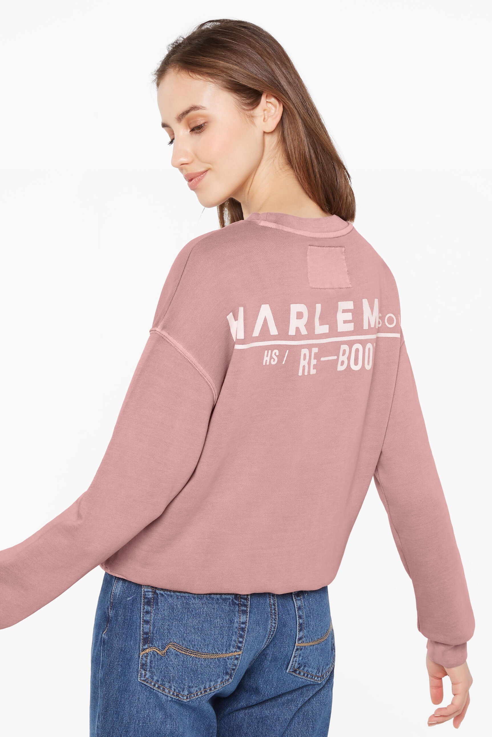 Harlem Soul Sweater, mit Rippbündchen