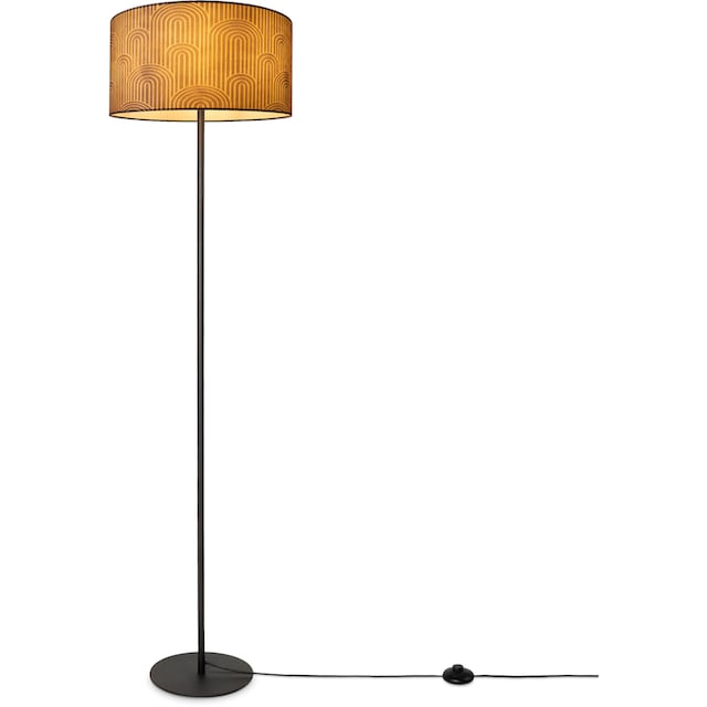 Paco Home Stehlampe »Luca Pillar«, Mit Stoffschirm Stehlampe Wohnzimmer  Leselampe Modern Vintage E27 | BAUR