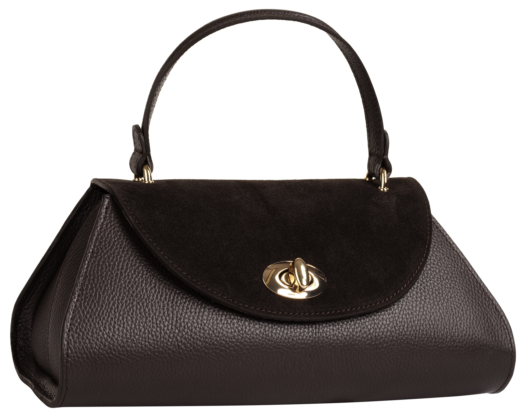 forty° Henkeltasche »FORTY° Damen LIRAMARA echt Leder, Made in Italy« echt Leder, Made in Italy