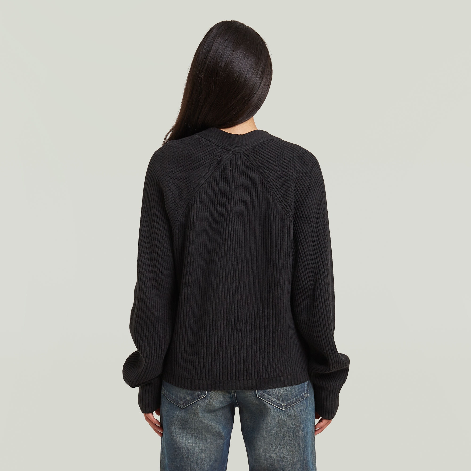 G-STAR Cardigan »Unit Cardi wmn« mit V-Ausschnitt, Baumwollmix