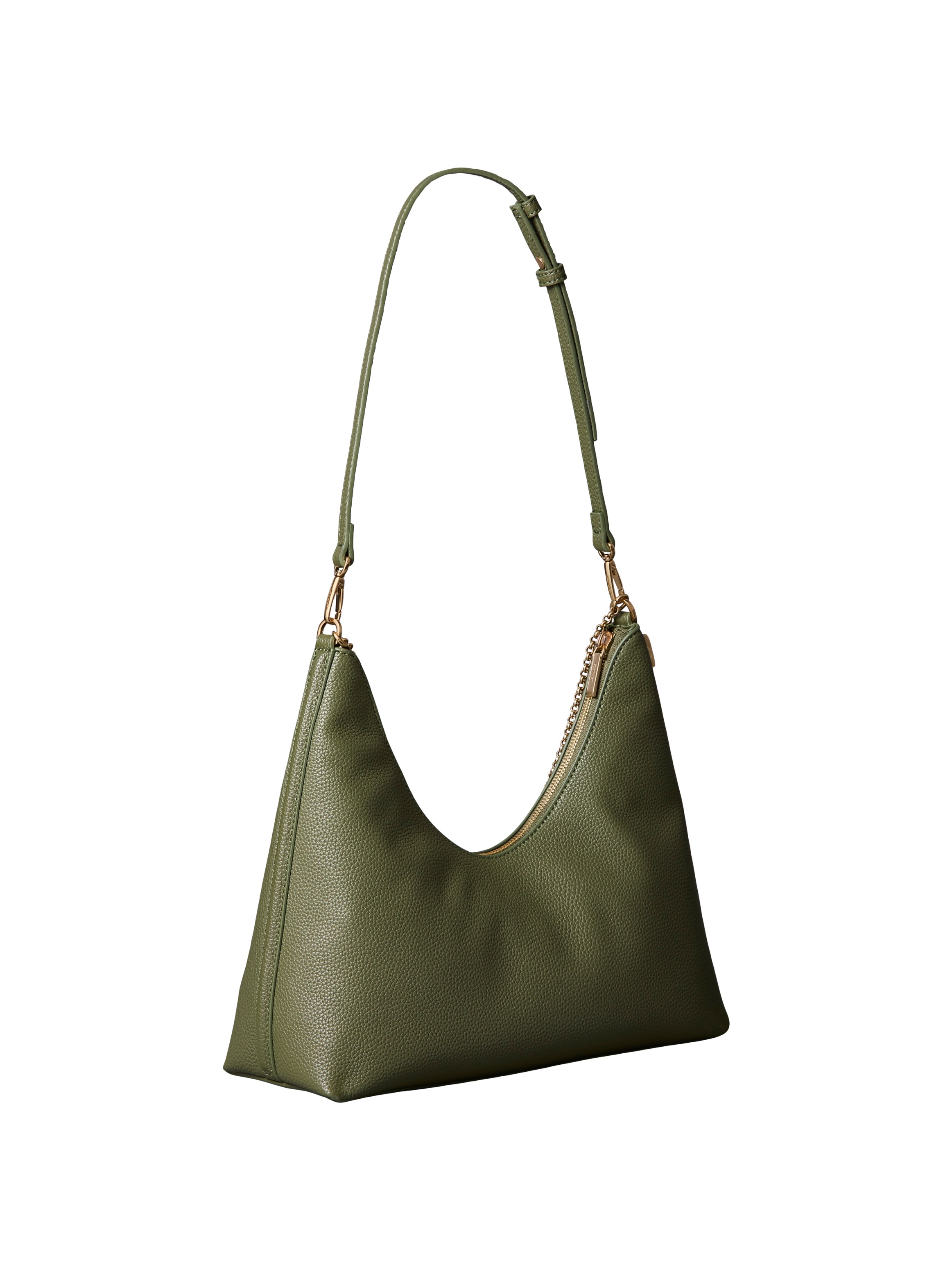 Calvin Klein Schultertasche »EMBLEM HW PEBBLE SHOULDER BAG« Schultertasche, Umhängetasche, Hobo Bag mit Logoschriftzug