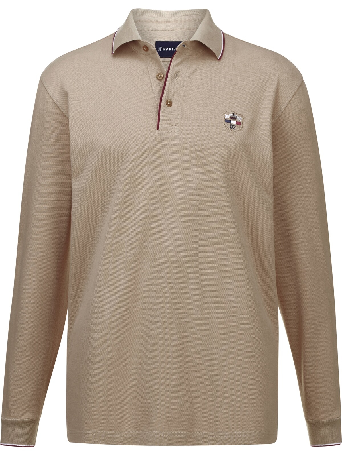 Langarm-Poloshirt »Langarm-Poloshirt MILANVETZO«, (1 tlg.), hochwertige Piqué-Baumwolle