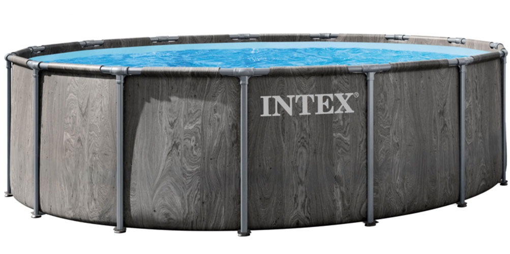 Intex Rundpool »»Framepool« 457x122 cm« inkl. hochwertiger Solar Matte(Poolheizung)
