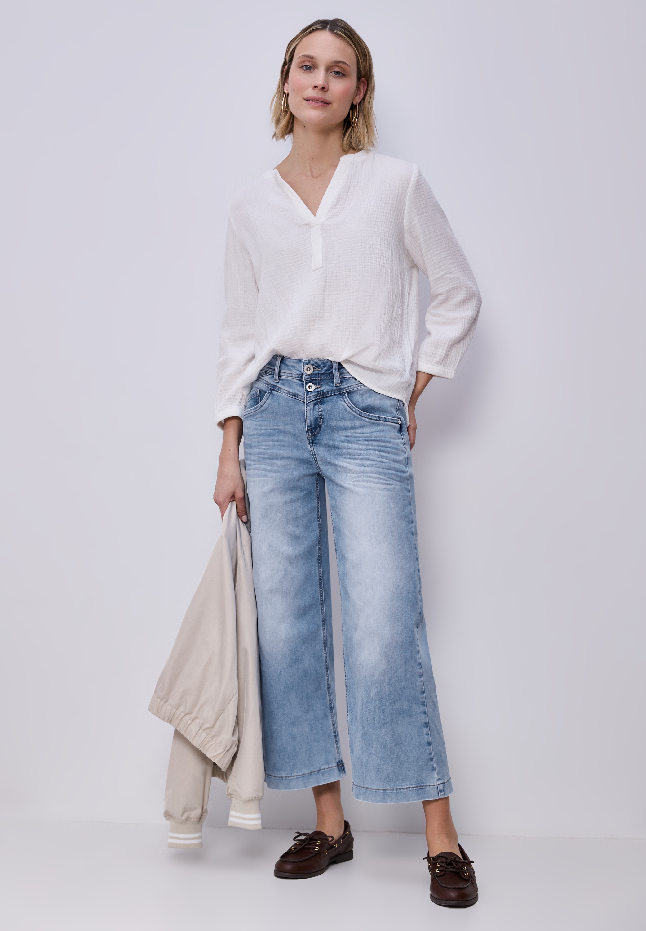 STREET ONE Loose-fit-Jeans im Loose Fit
