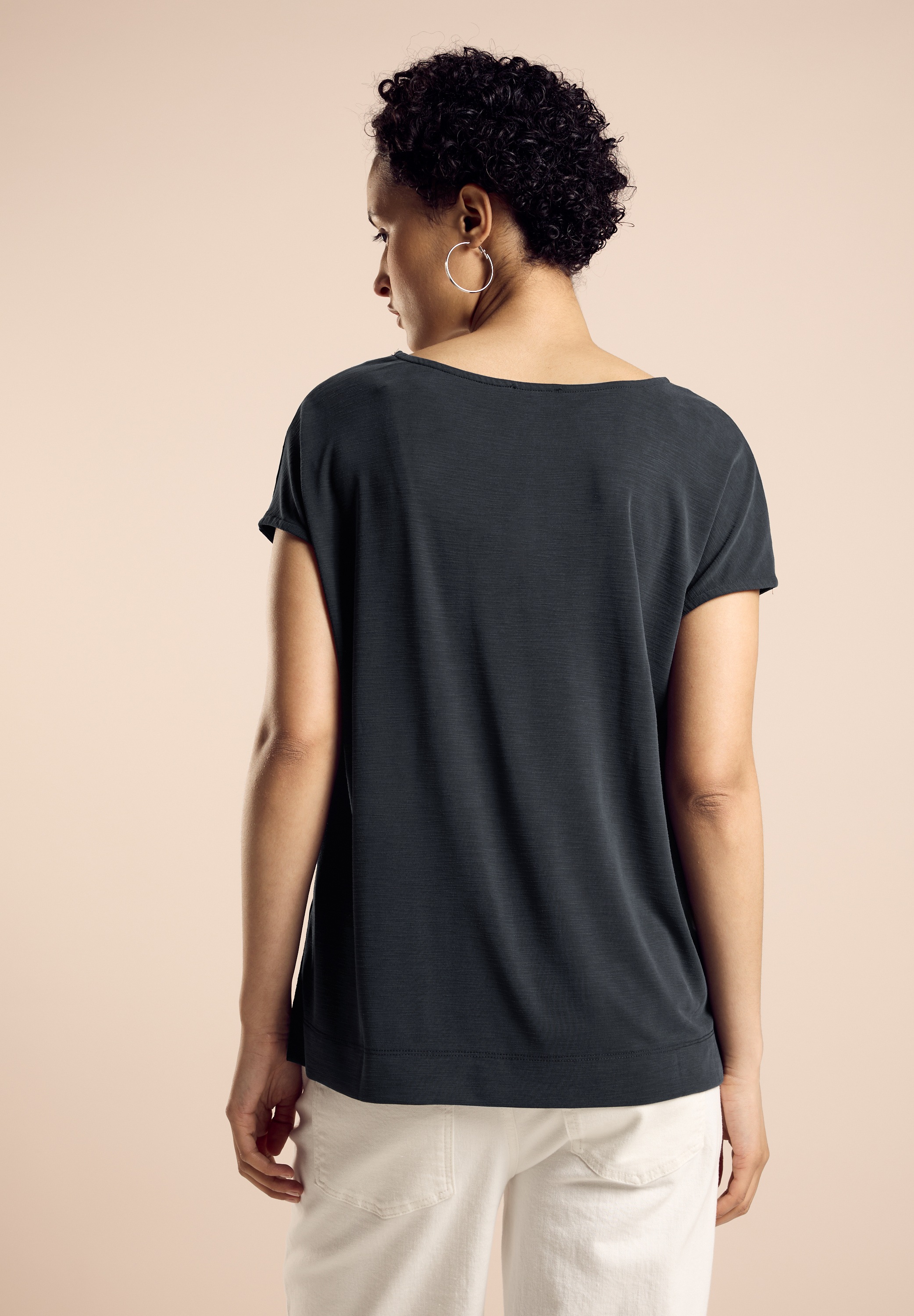 STREET ONE Shirttop, mit Schriftzug