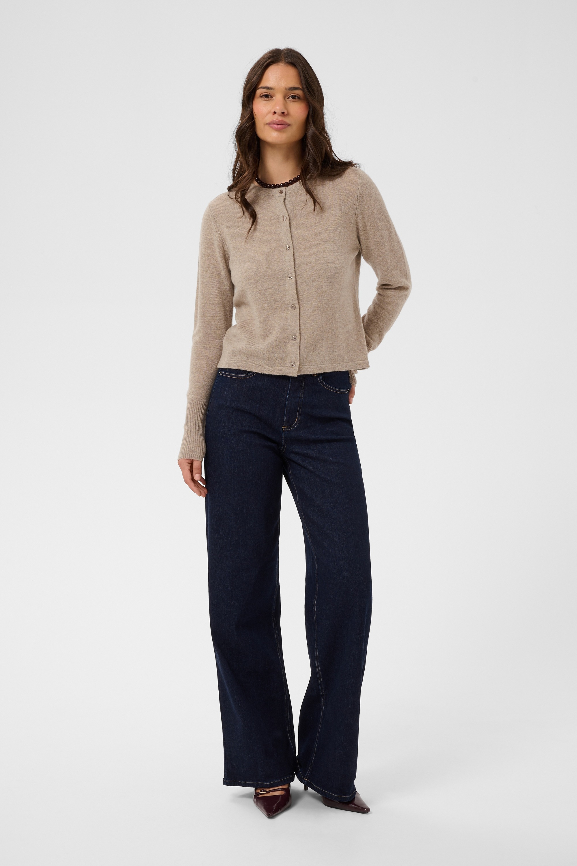 KAFFE Strickjacke »Damen Strickjacke KAcashie«