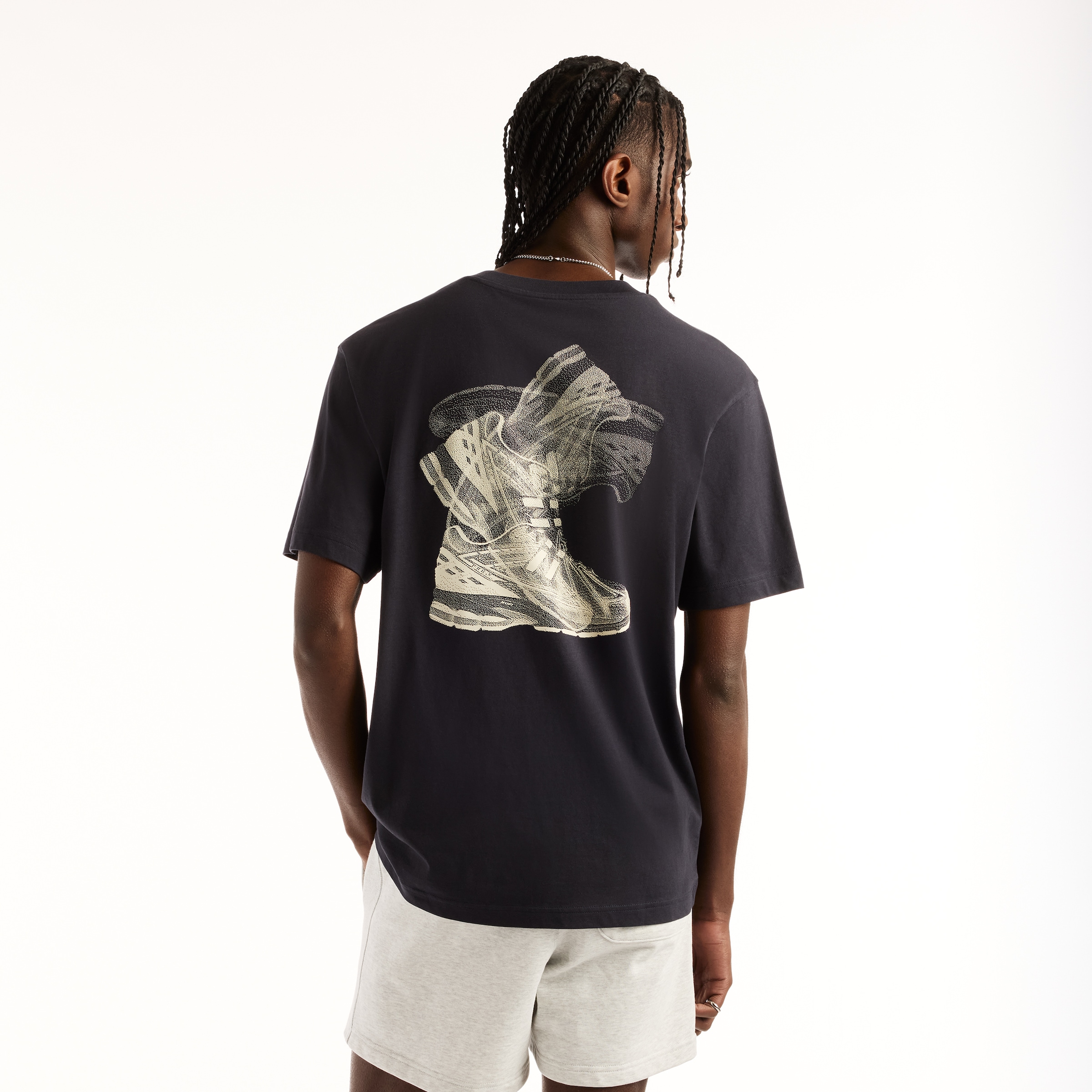 New Balance T-Shirt »FOGGY DAZE 1906 T-SHIRT« für sportliche Aktivitäten konzipiert, aus Baumwolle