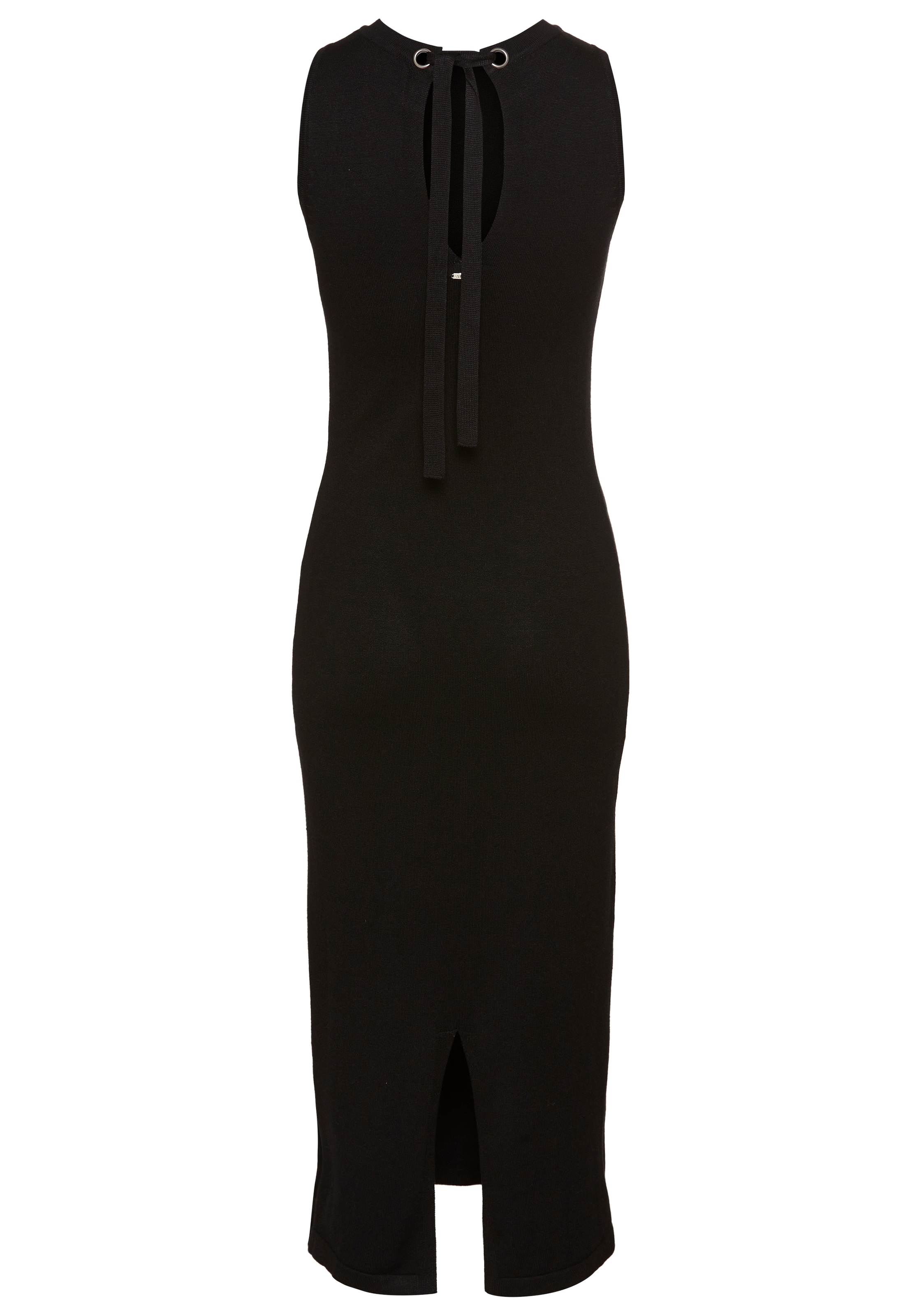 Laura Scott Strickkleid, mit Schlitz hinten, Bindeband-Applikation hinten - NEUE KOLLEKTION