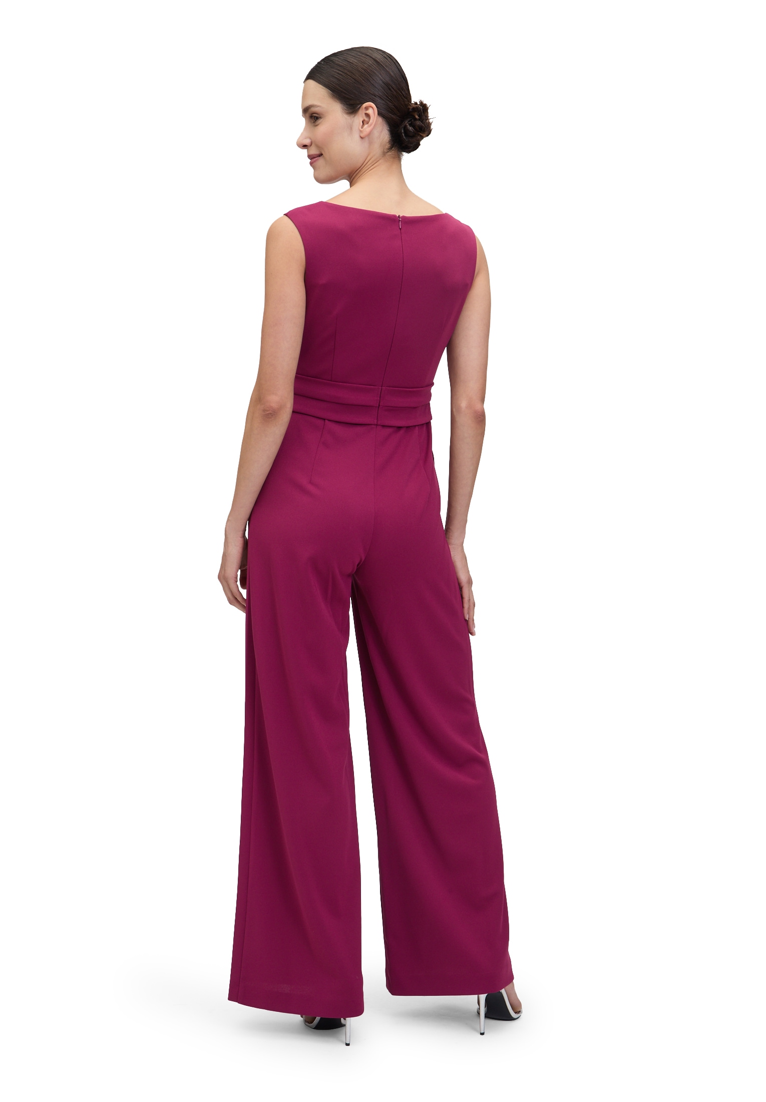Vera Mont Overall »Vera Mont Jumpsuit mit weitem Bein«, (1 tlg.), Bunddetail