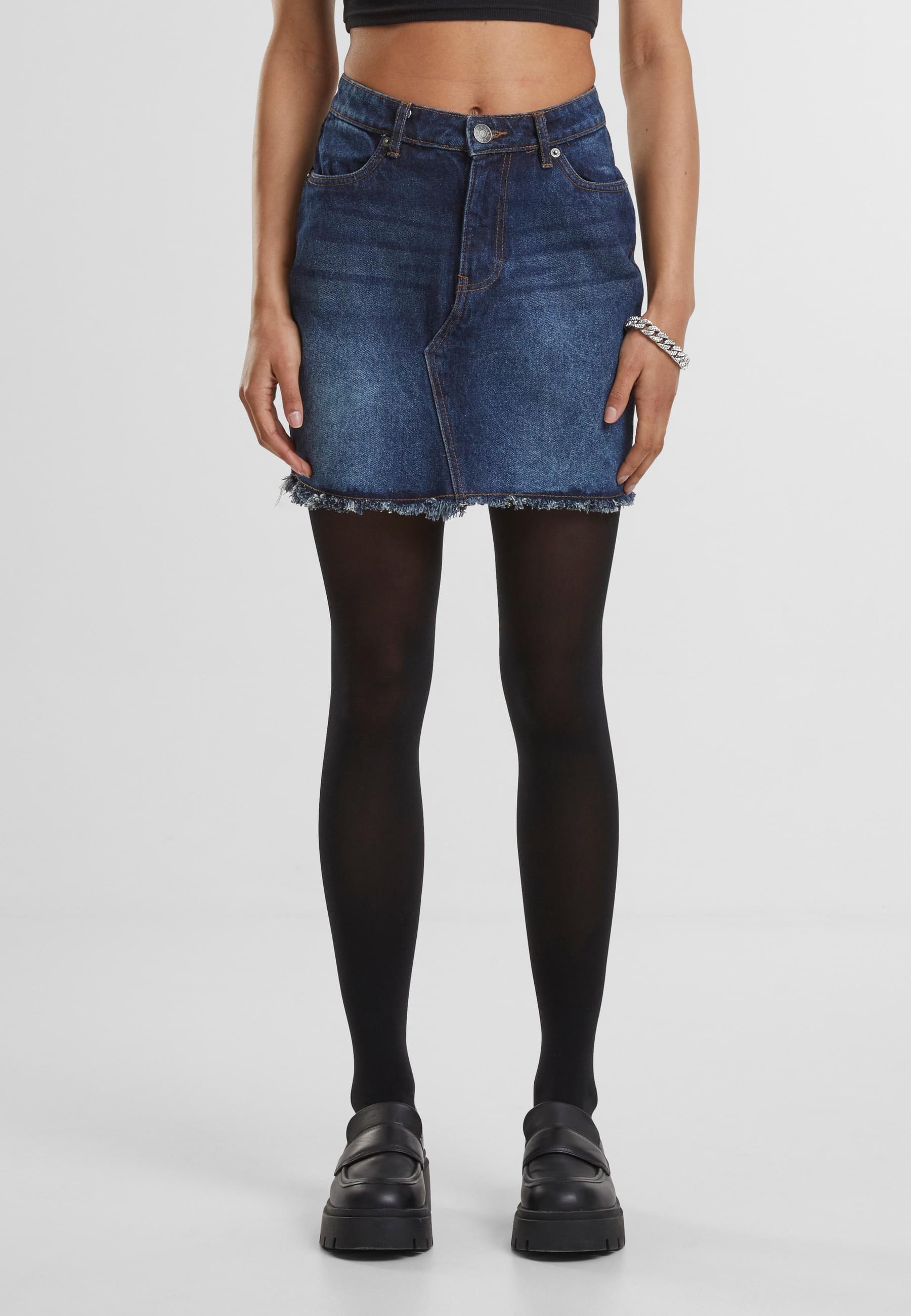 URBAN CLASSICS Sommerrock »Urban Classics Ladies Heavy Mini Denim Skirt«, (1 tlg.)