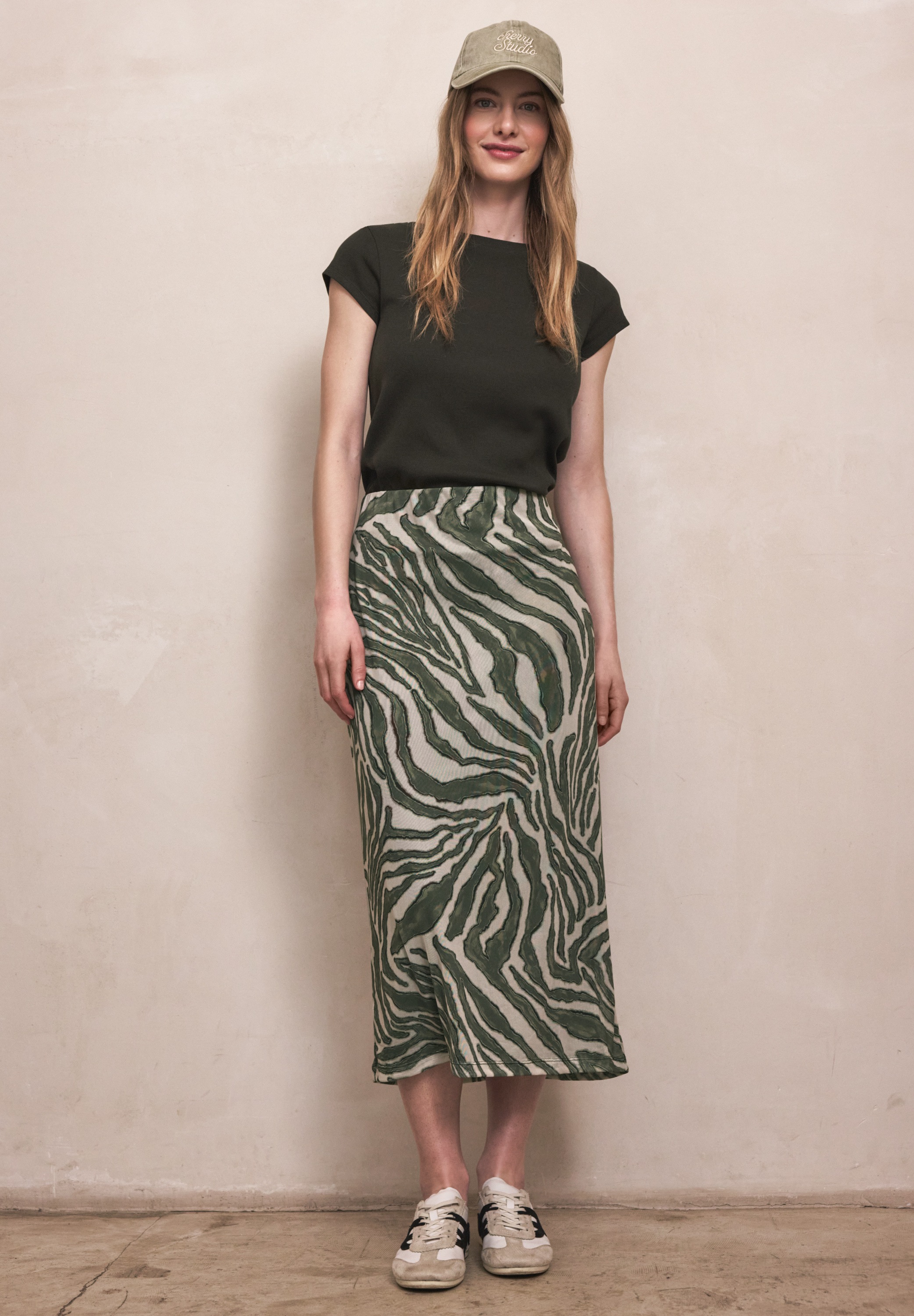 STREET ONE STUDIO Maxirock Middle Waist