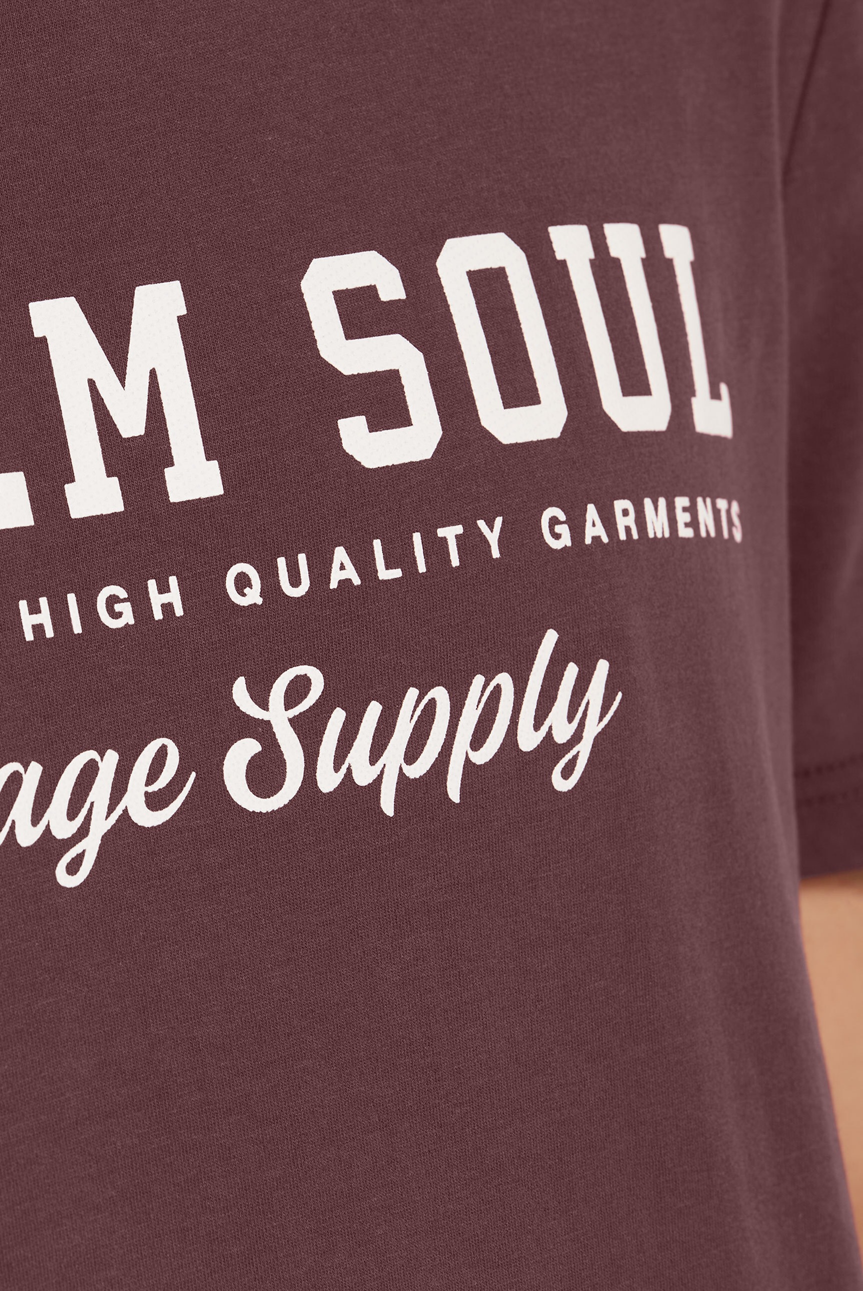 Harlem Soul Rundhalsshirt, aus Baumwolle