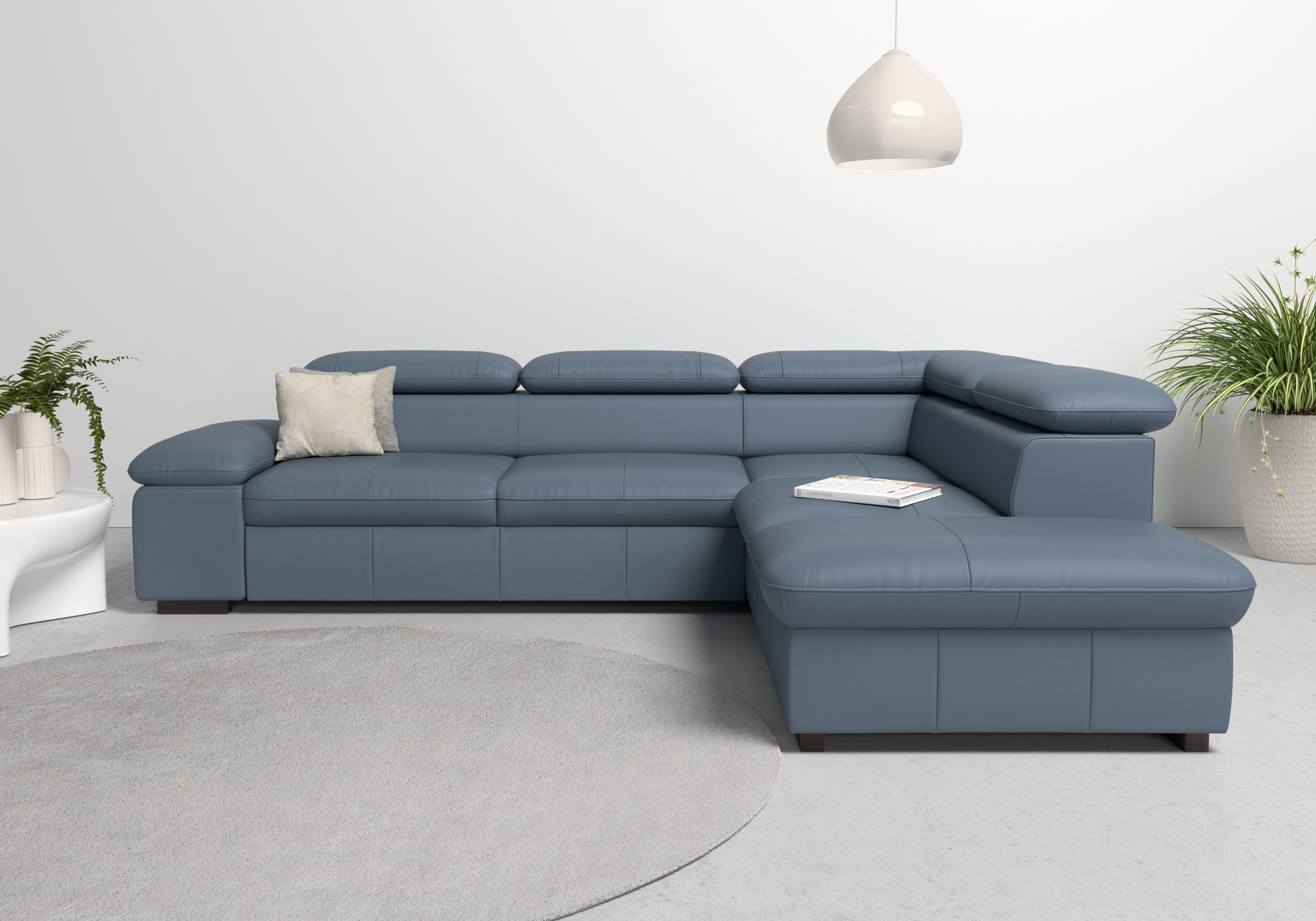 Thumbnail - Home affaire Ecksofa "Alberto L-Form" mit Kopfteilverstellung, wahlweise mit Bettfunktion