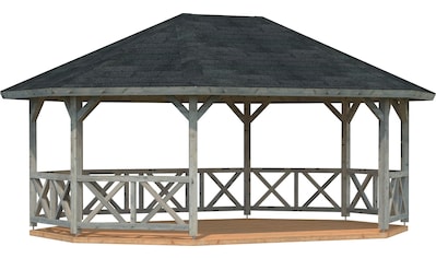 Palmako Holzpavillon »Betty«, BxT: 615x551 cm, grau kaufen