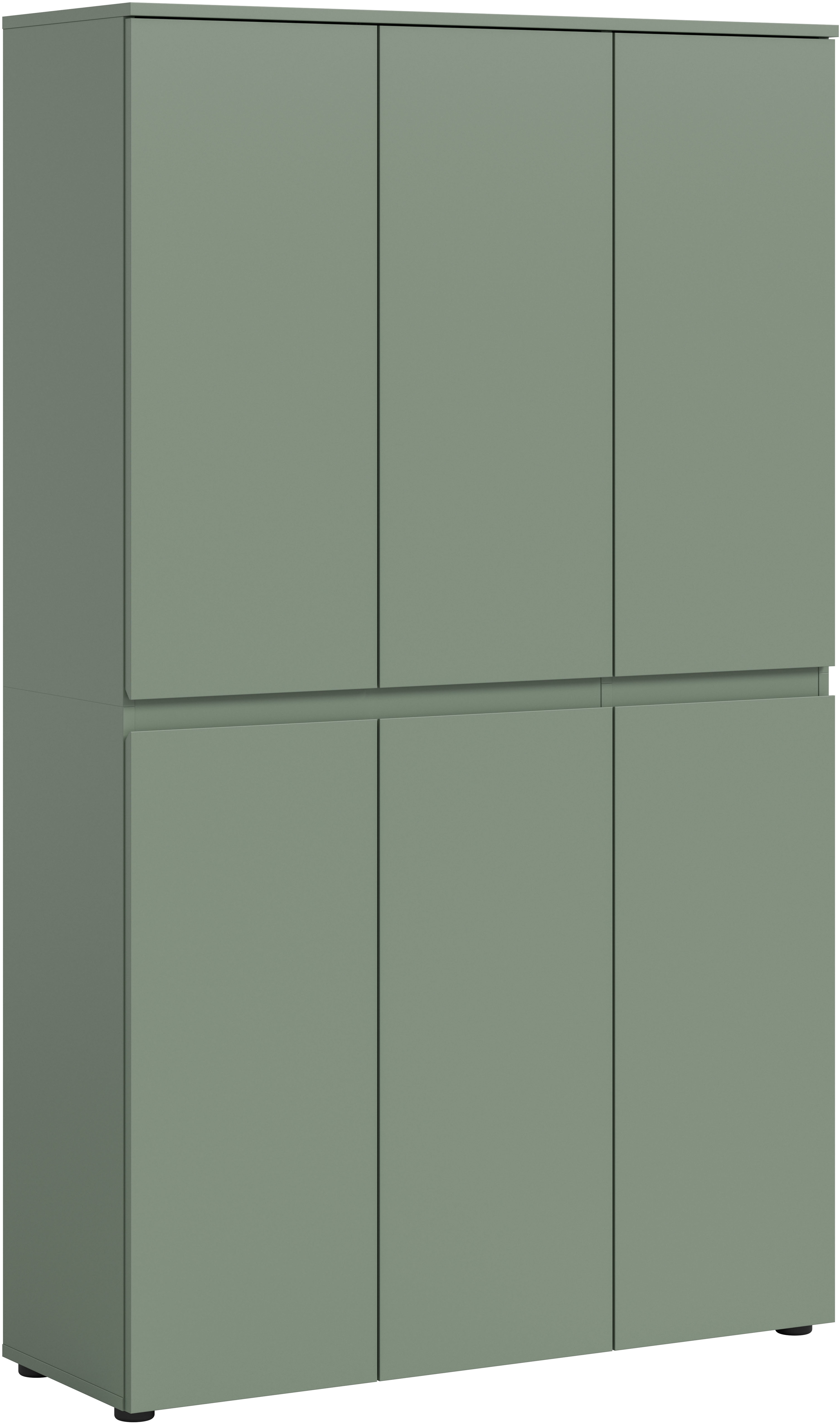 Home affaire Mehrzweckschrank "CIPELA" 1 Stk. tlg. BxH:105x175 cm, viel Stauraum, variable Einlegeböden, Kleiderstange