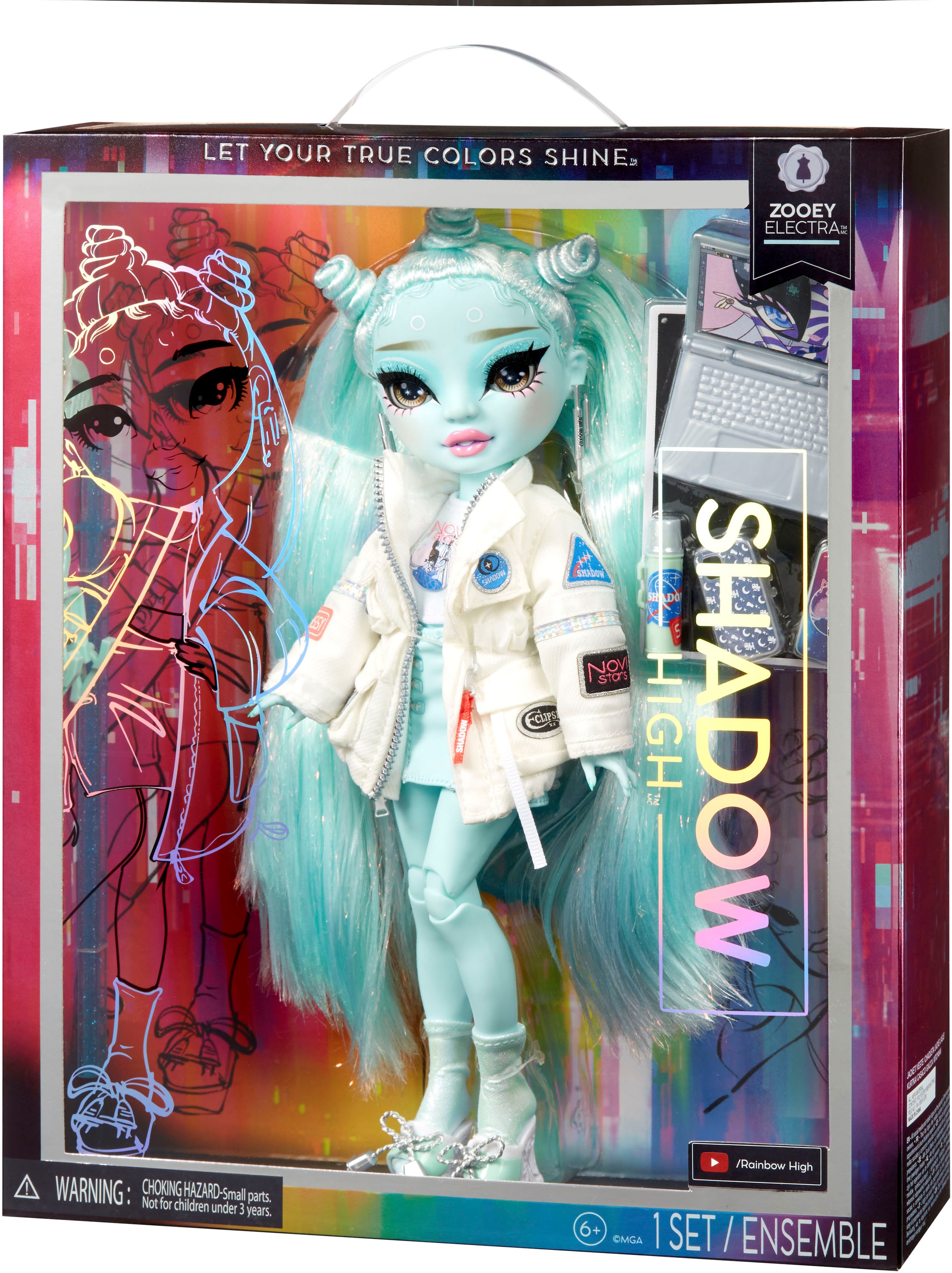 MGA ENTERTAINMENT Anziehpuppe »S23 Fashion - Zooey Electra (Green)«, Shadow High
