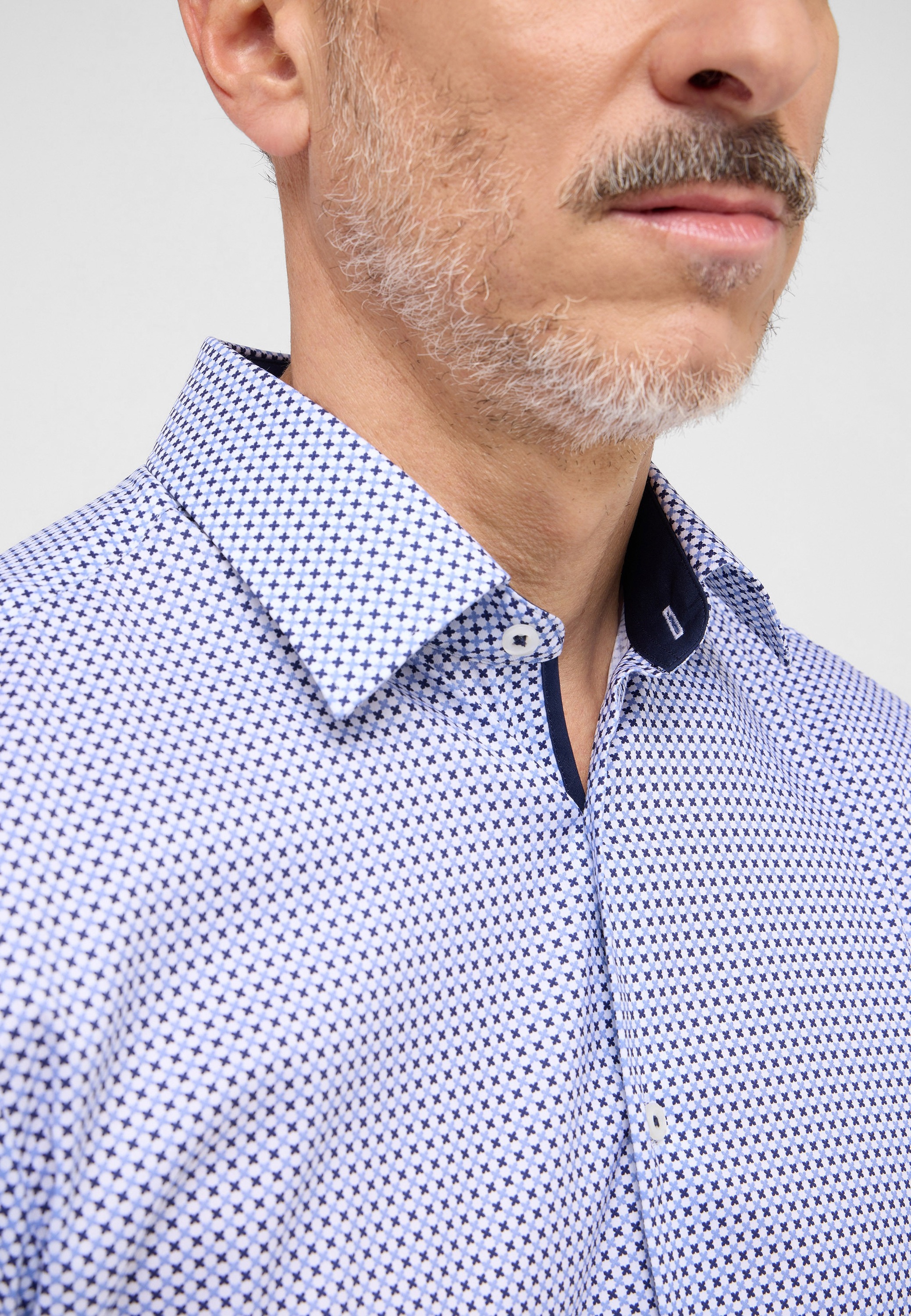 Thumbnail - Eterna Langarmhemd "SLIM FIT" EASY IRON (bügelleicht)