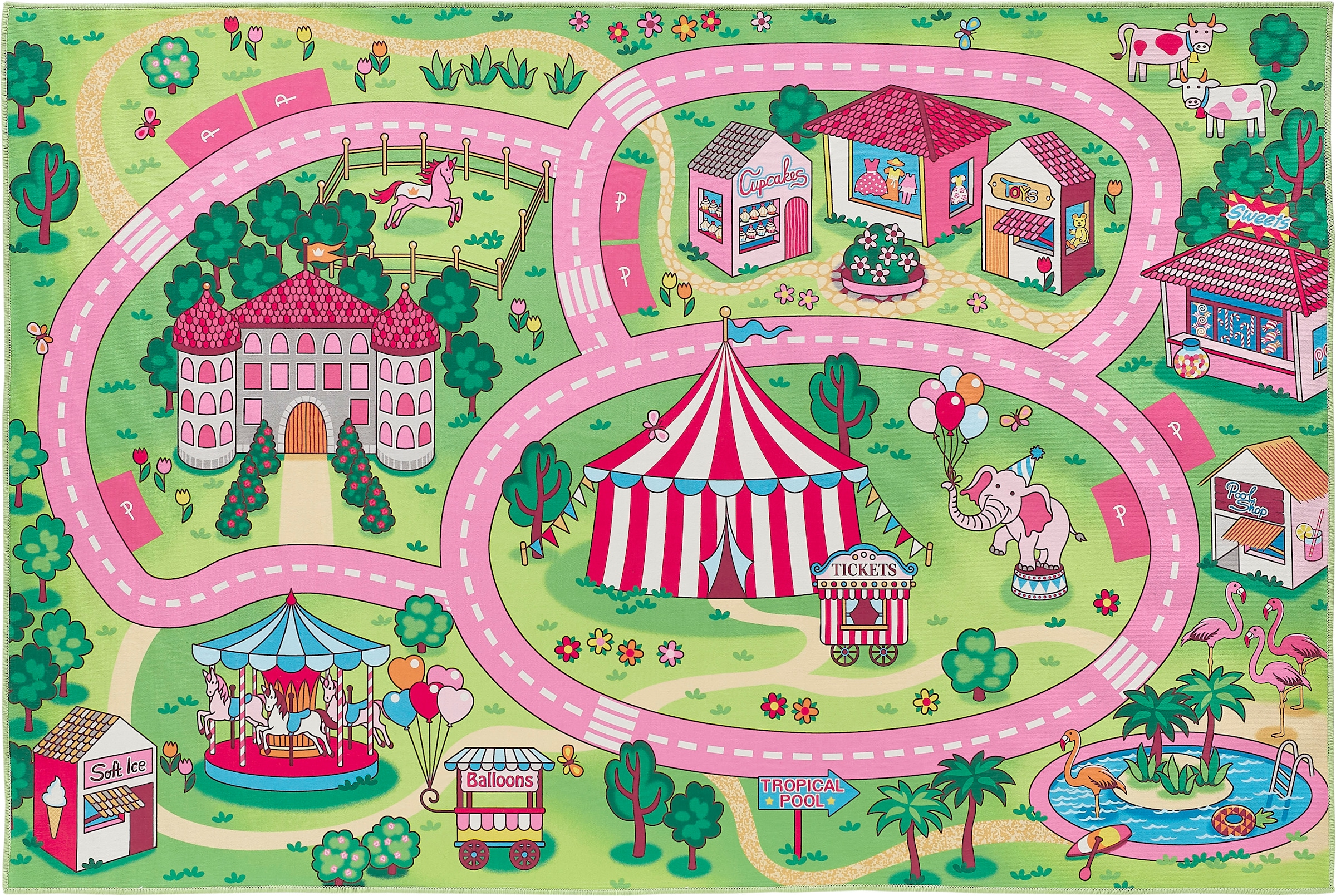 Andiamo Kinderteppich »Street« rechteckig 5 mm...