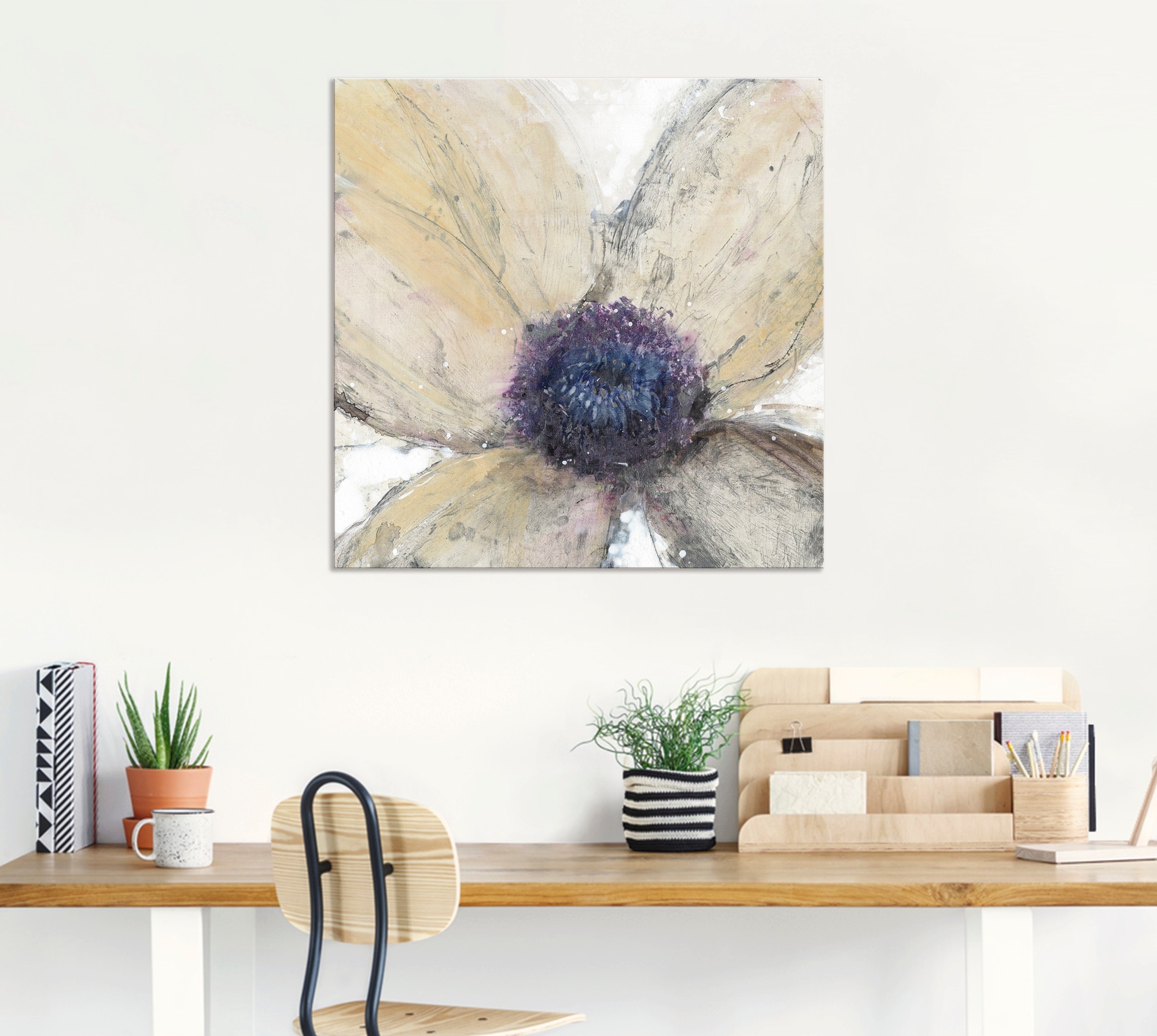 Artland Wandbild »Blumenfluss I«, Blumen, (1 St.), als Alubild, Outdoorbild, Leinwandbild in verschied. Größen