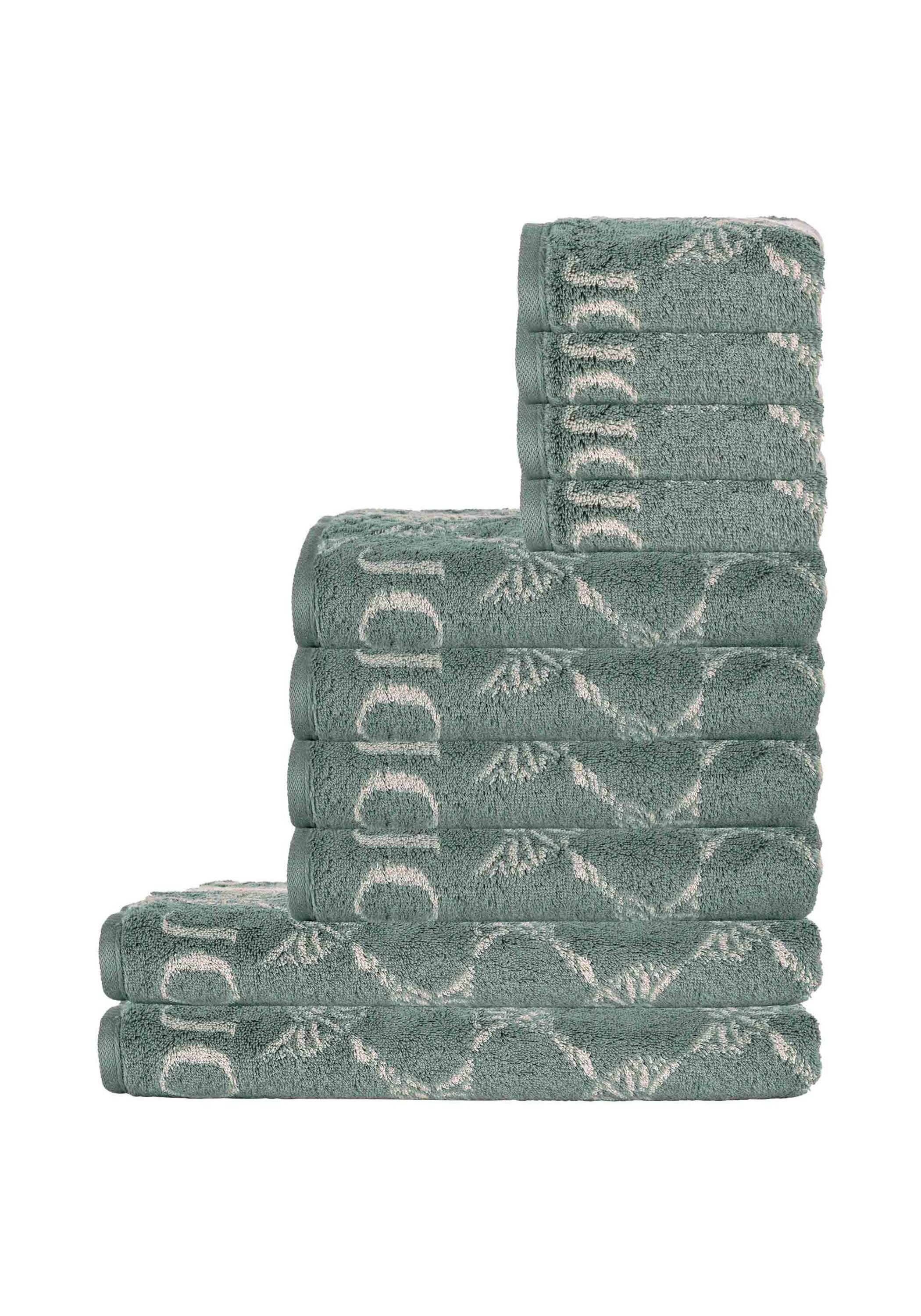 Handtuch JOOP, B:50cmpinie, Obermaterial: 100% Baumwolle CO., Handtücher, "Handtuch 10er Pack"