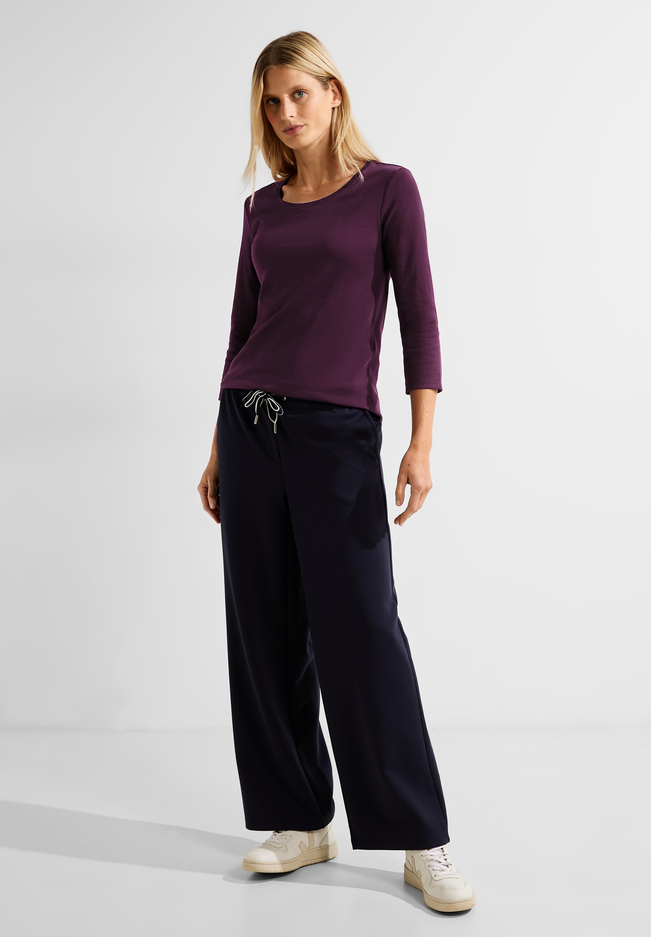 Cecil 3/4-Arm-Shirt, aus reiner Baumwolle