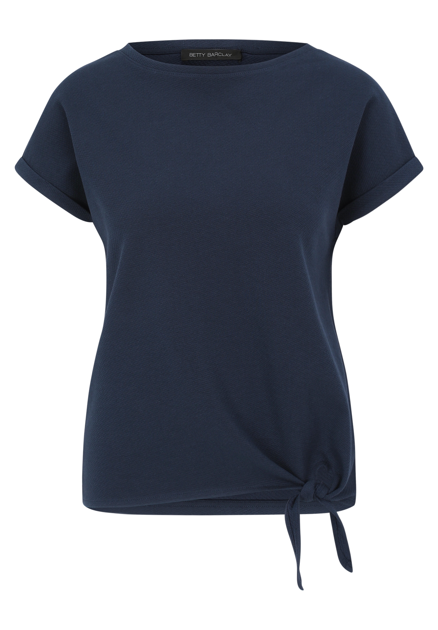 Betty Barclay Kurzarmshirt »Betty Barclay Halbarm-Shirt mit Schleifenknoten«, (1 tlg.)