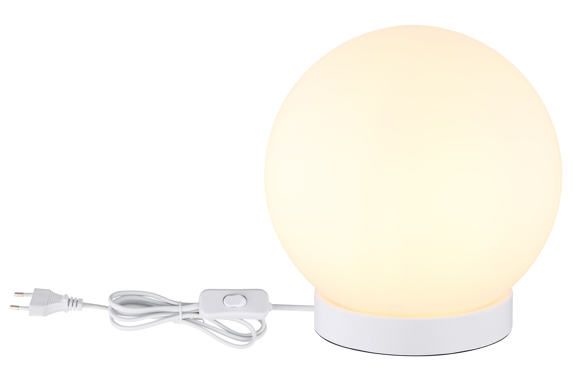 GLOBO LIGHTING Tischleuchte »NORTA«, Leuchtmittel E27 | ohne Leuchtmittel, Tischlampe/Schlafzimmer/Wohnzimmer/Glas opal