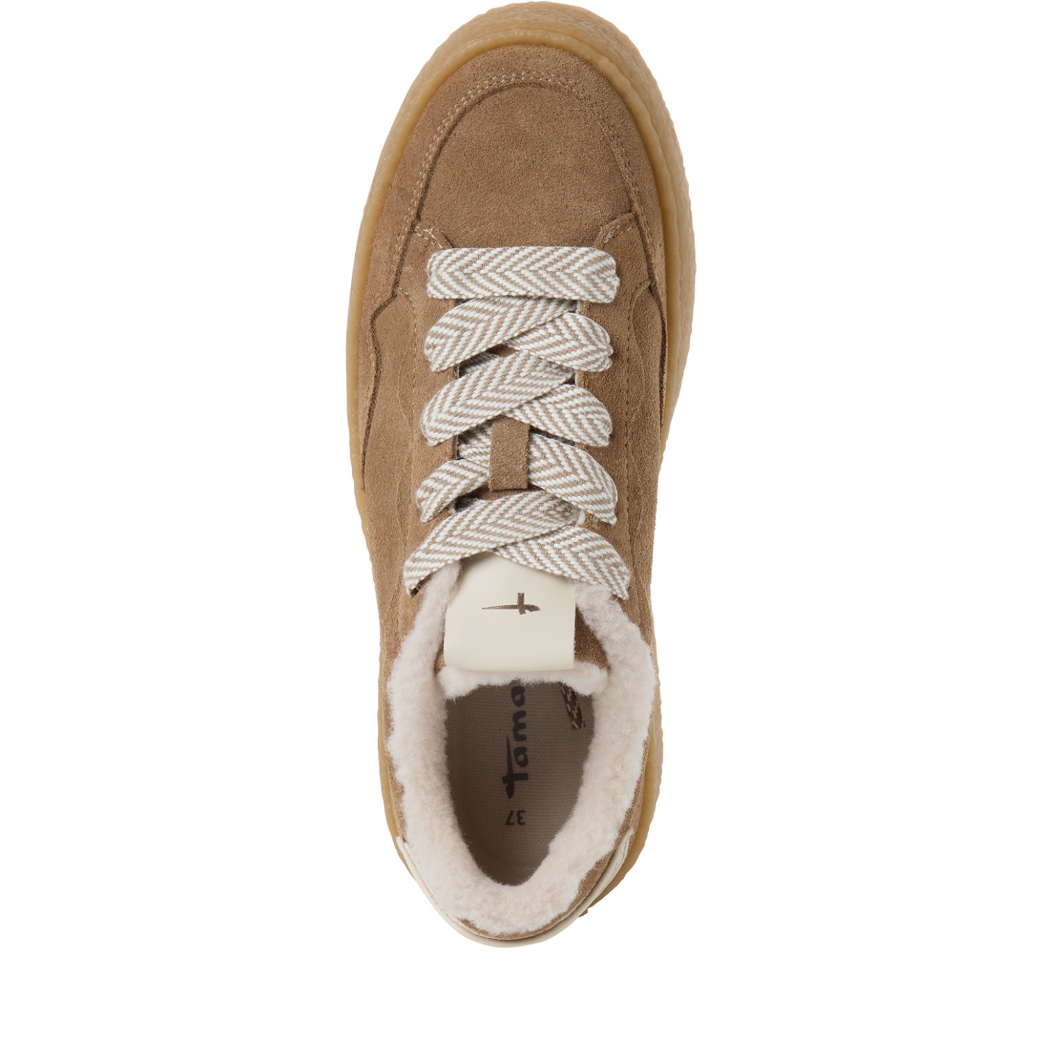 Tamaris Plateausneaker  Freizeitschuh, Halbschuh, Schnürschuh mit Ziernähten