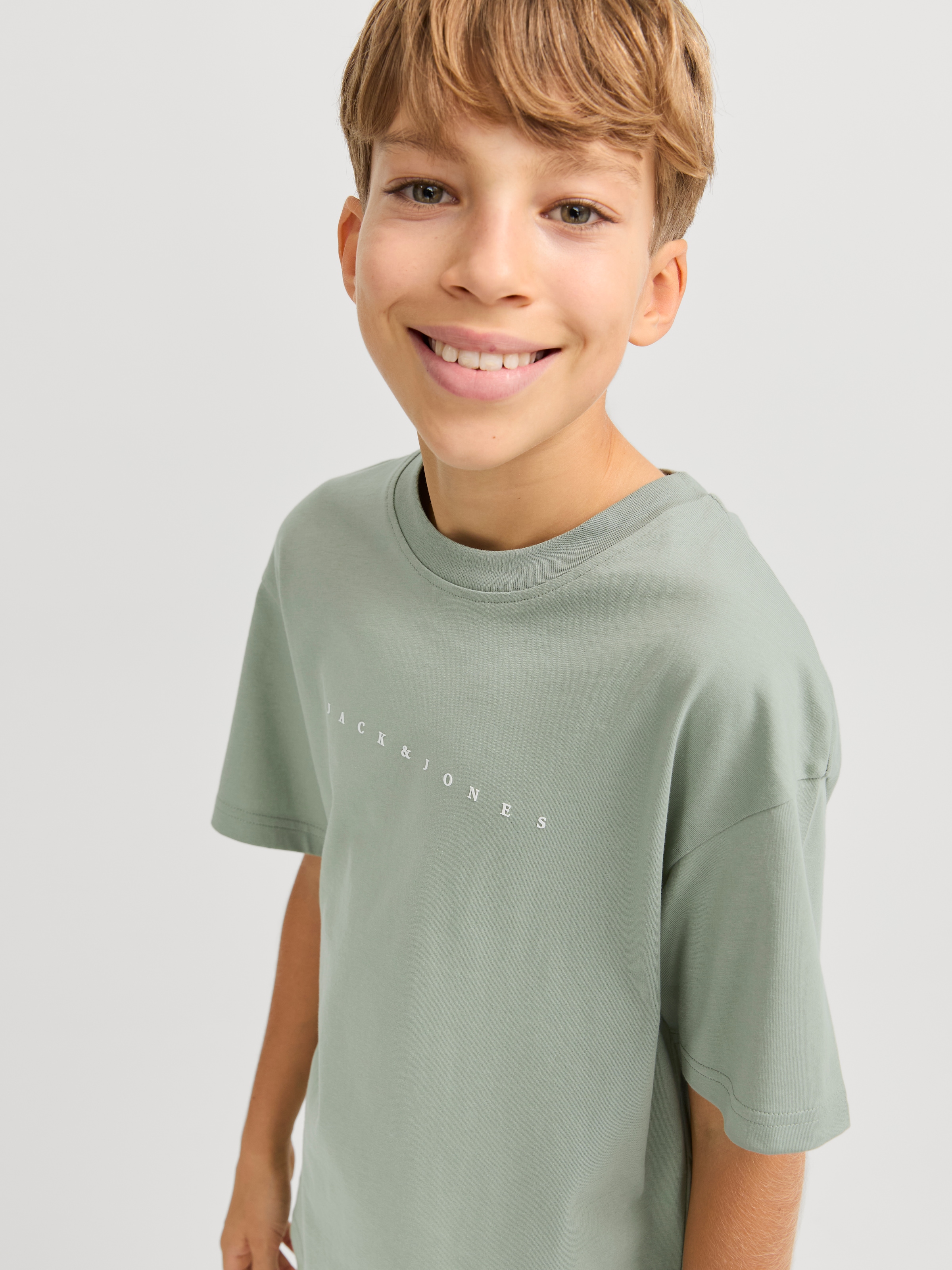 Jack & Jones Junior Kurzarmshirt »JJESTAR lässig, weich, atmungsaktiv, stylisch«, bedruckt, casual, relaxed fit, Rundhals