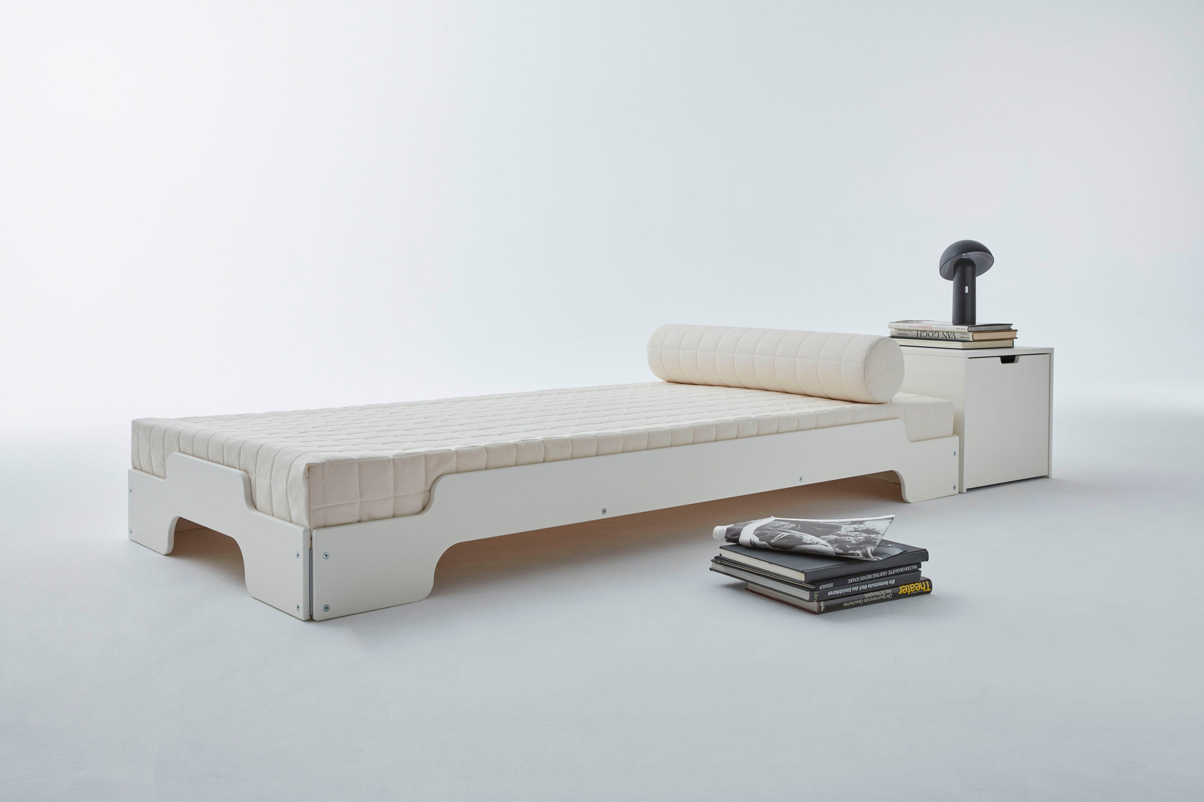Müller SMALL LIVING Stapelbett »STAPELLIEGE Komfort (eine Liege)«, Gestell: Komforthöhe 27.5 cm, ausgezeichnet mit dem German Design Award – 2019