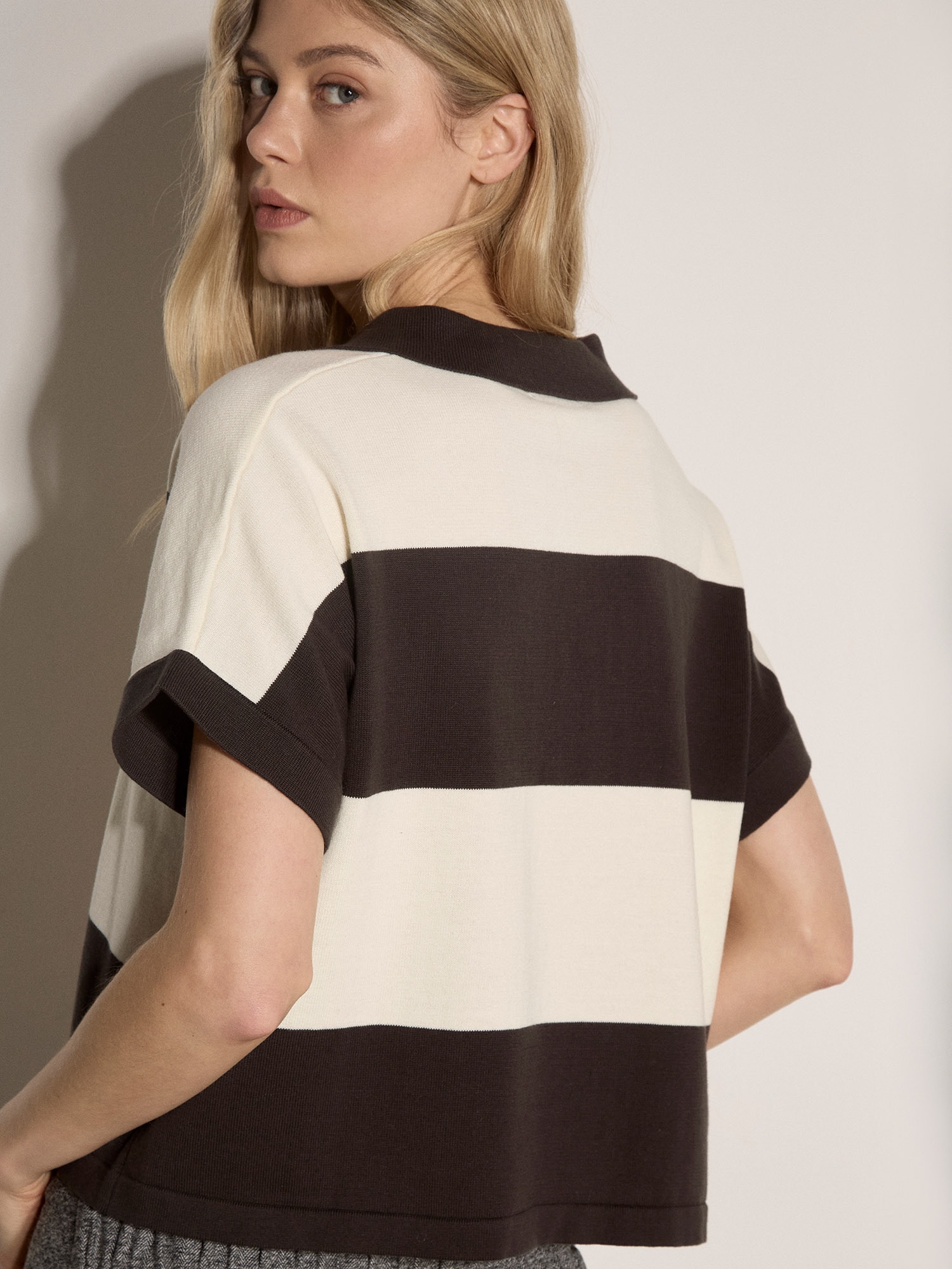 Apricot T-Shirt »Strick-T-Shirt« 1 Stk.