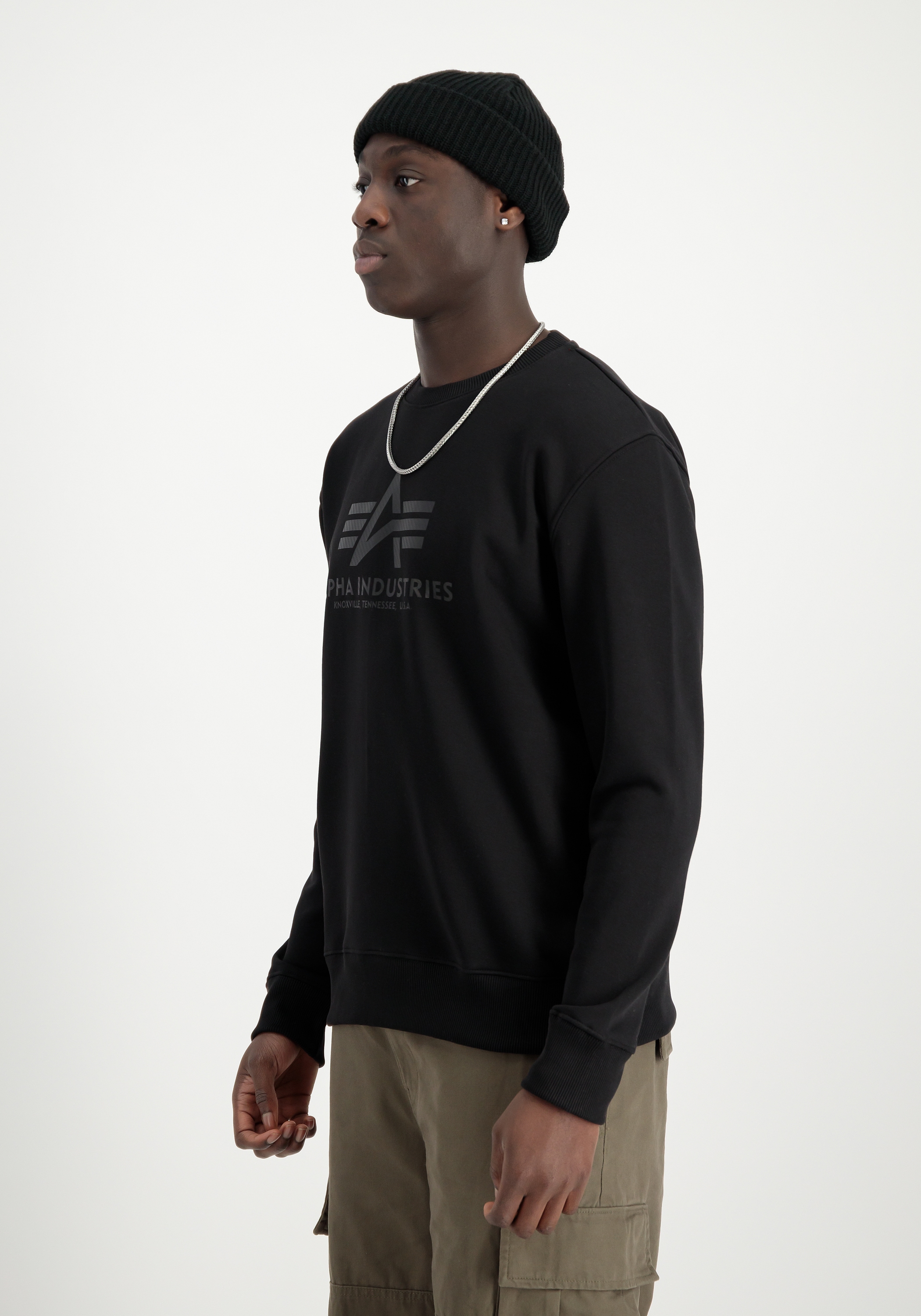 Alpha Industries Sweater "Basic Sweatshirt Carbon" günstig online kaufen