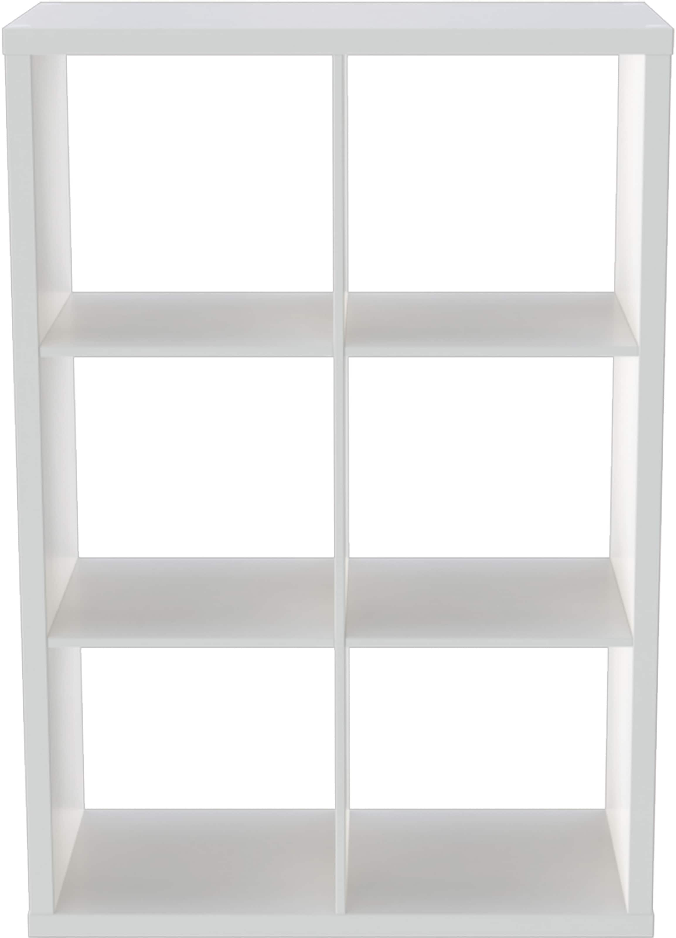 INOSIGN Bücherregal »IZOLA, Raumteiler, Aktenregal, Würfelregal,«, 6 offene Fächer, 110x37x76 cm