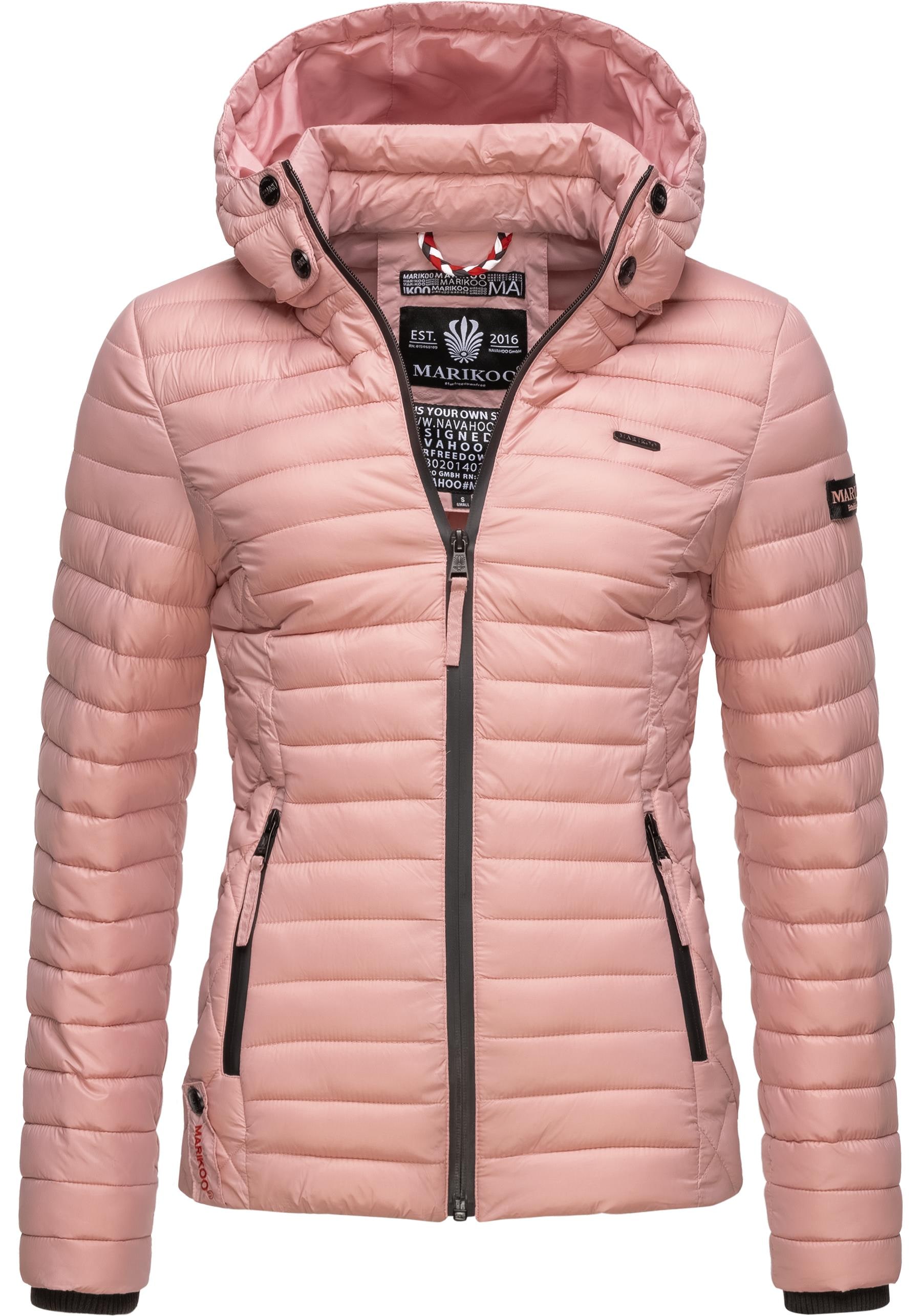 Marikoo Steppjacke »Samtpfote«, mit Kapuze, ultraleichte Übergangsjacke mit Kapuze