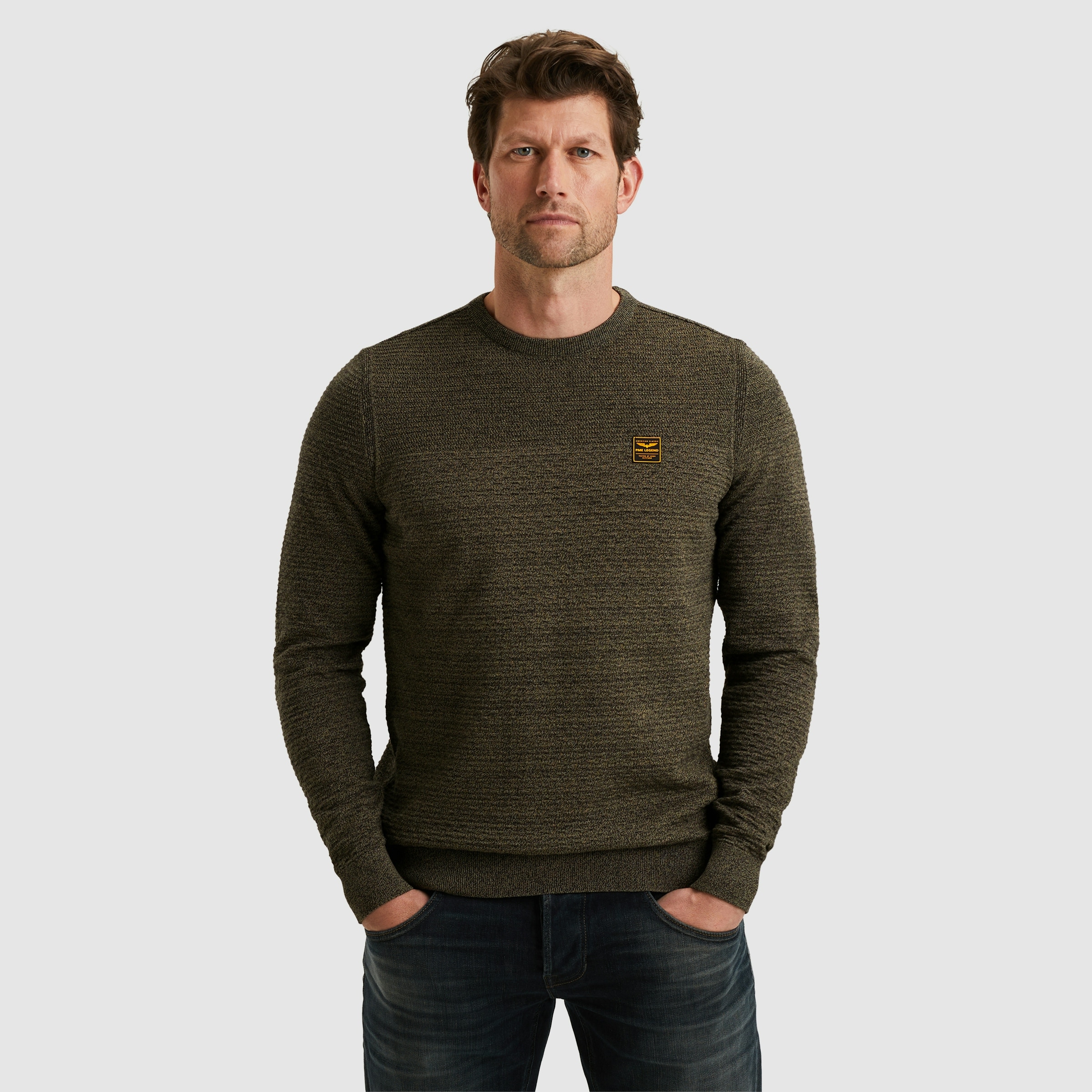 PME LEGEND Strickpullover mit Strick-Muster günstig online kaufen