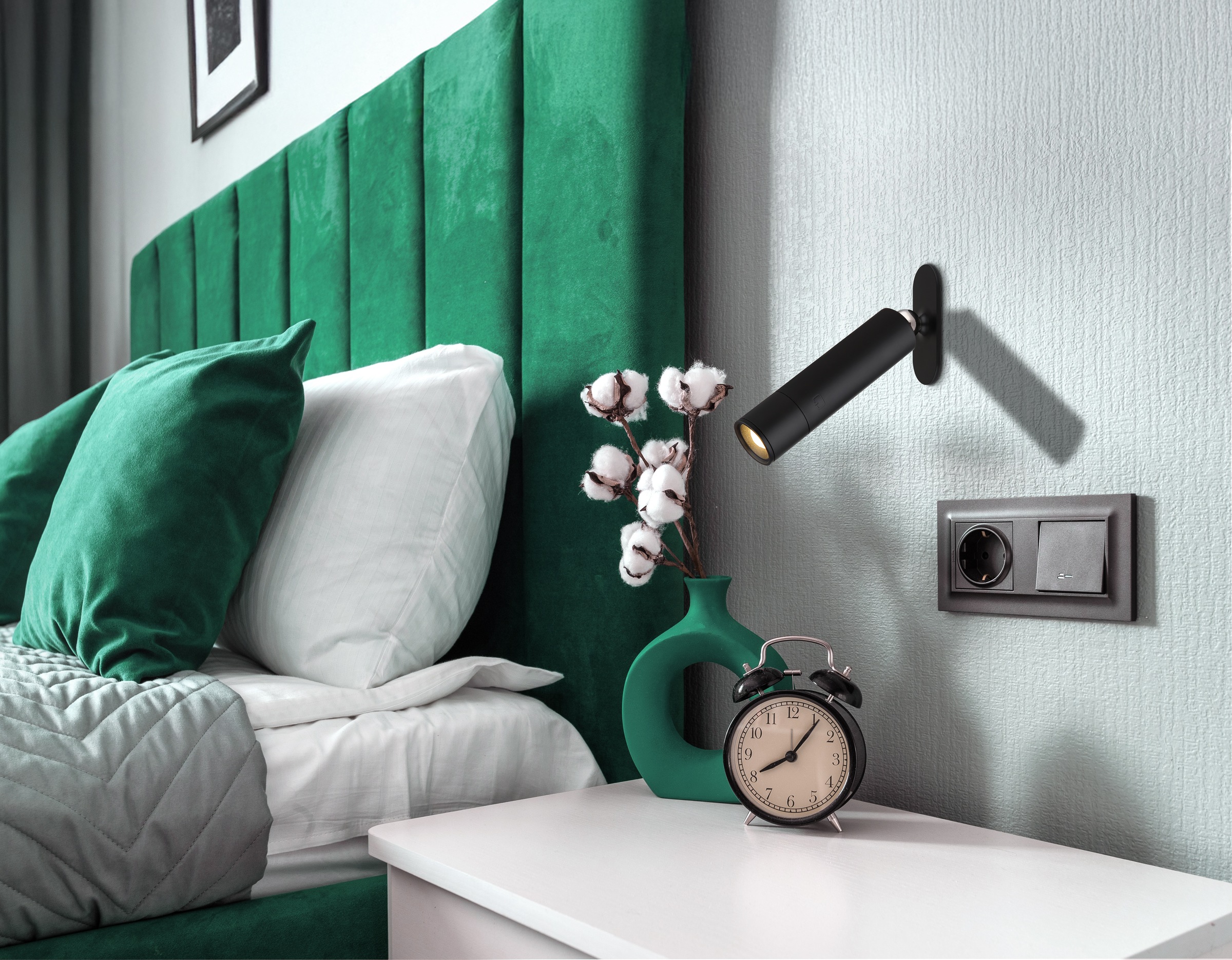 GLOBO LIGHTING Tischleuchte »ANDRA« LED-Modul 1 Stk. Warmweiß Tischlampe Nachttischlampe Deko-Tischleuchte Schlafzimmer