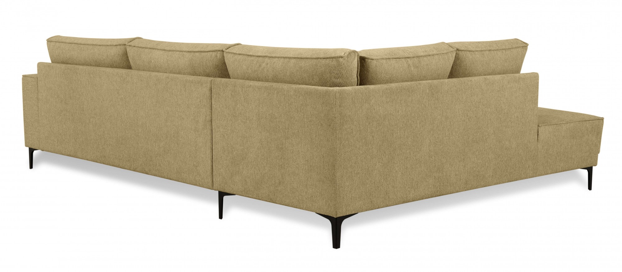 OTTO home Ecksofa »Casina« mit abgerundeter Ottomane, in einem weichen Chenille-Stoff