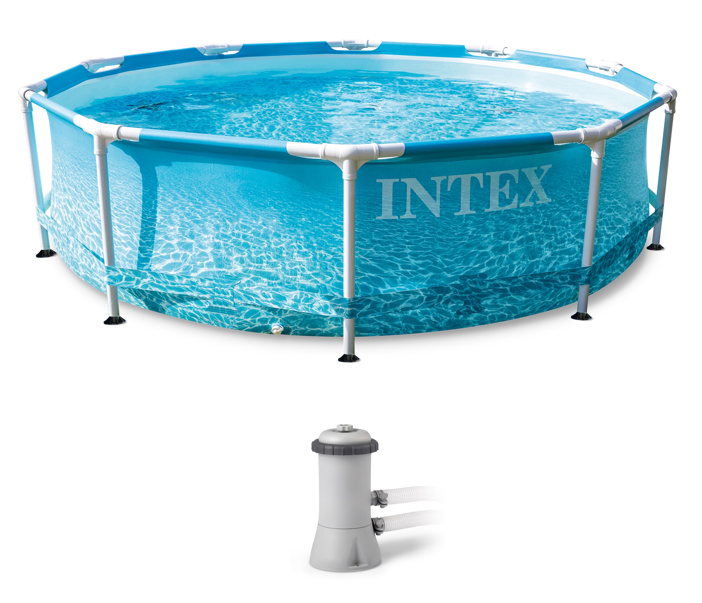 Intex Framepool "Beachside", (Set), ØxH: 305x76 cm