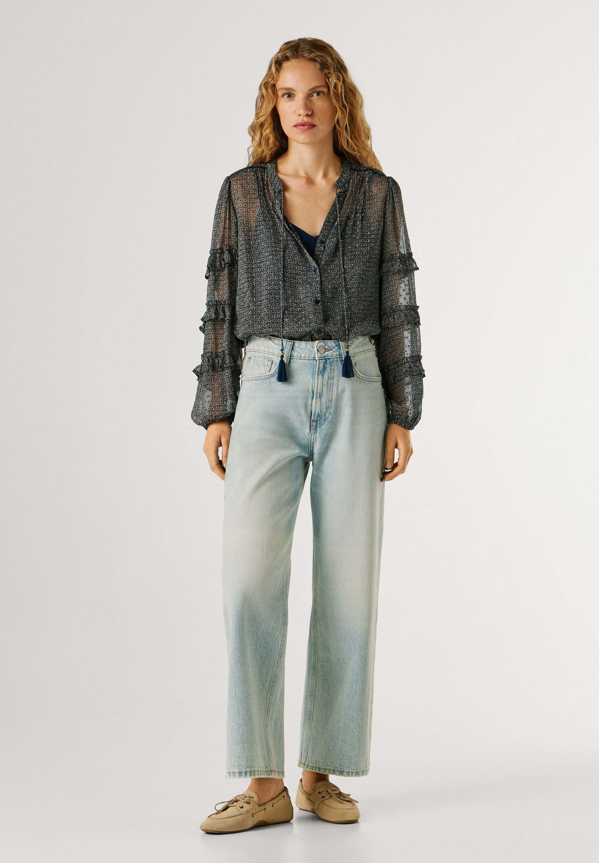 Pepe Jeans Straight-Jeans »straight leg jeans STRAIGHT JEANS UHW LEXA«