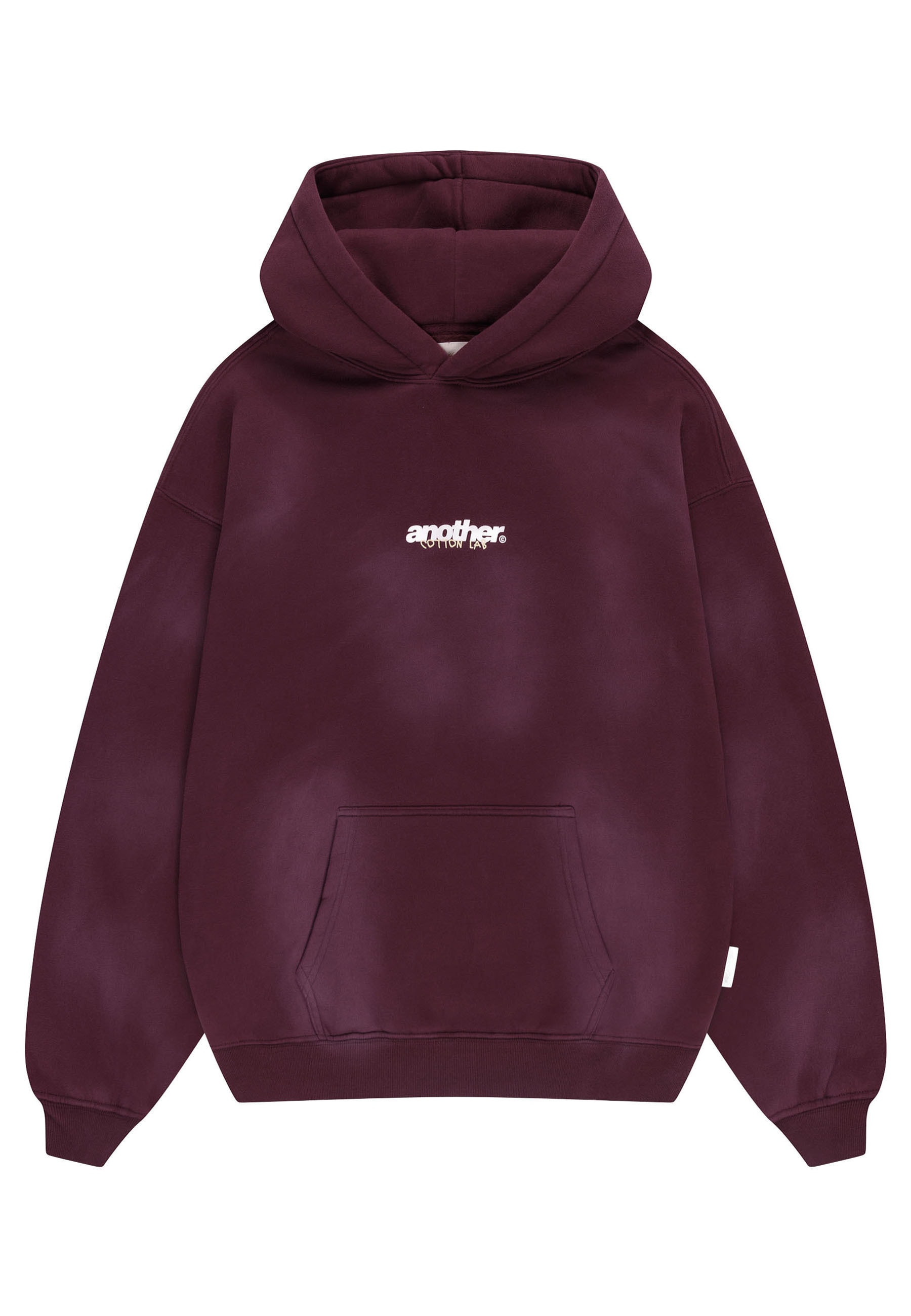 Another Cotton Lab Rundhalspullover "Another Cotton Lab Overpriced Flat Whites Washed Hoodie" 1