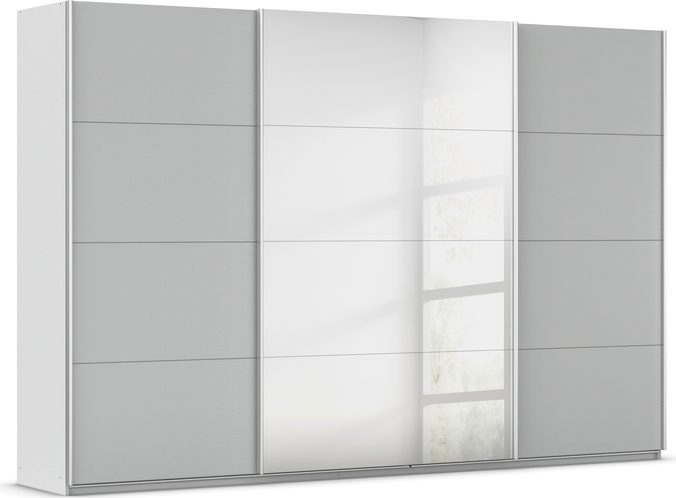 rauch Schwebetürenschrank »Kleiderschrank Schrank Garderobe AGORDO«, Top Innenausstattung, in 4 Breiten und 2 Höhen MADE IN GERMANY