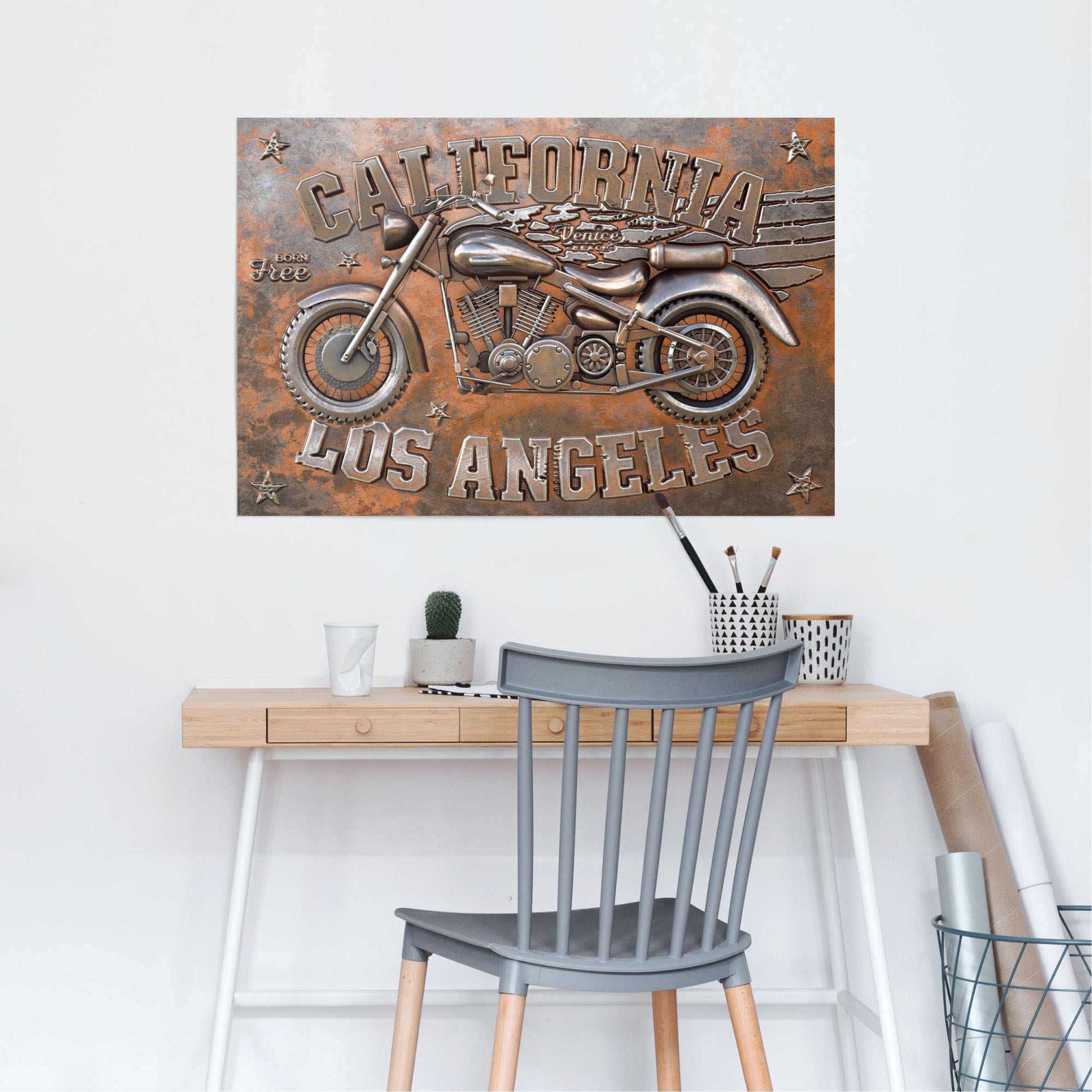 Reinders! Poster »Born Free Bikers« 1 Stk. tlg.