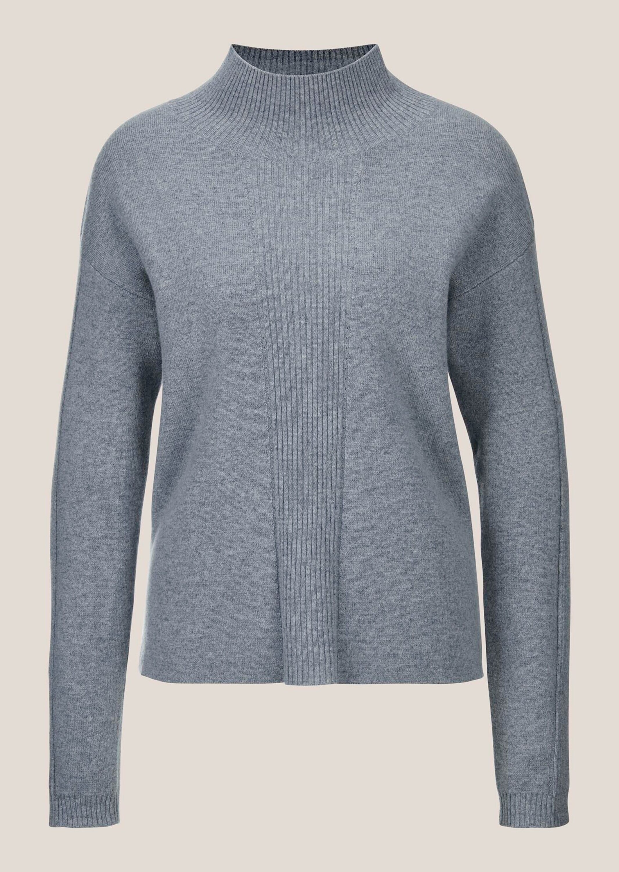 MADELEINE Longpullover "Strickpullover Kaschmir-Pullover mit Pointelle-Must günstig online kaufen