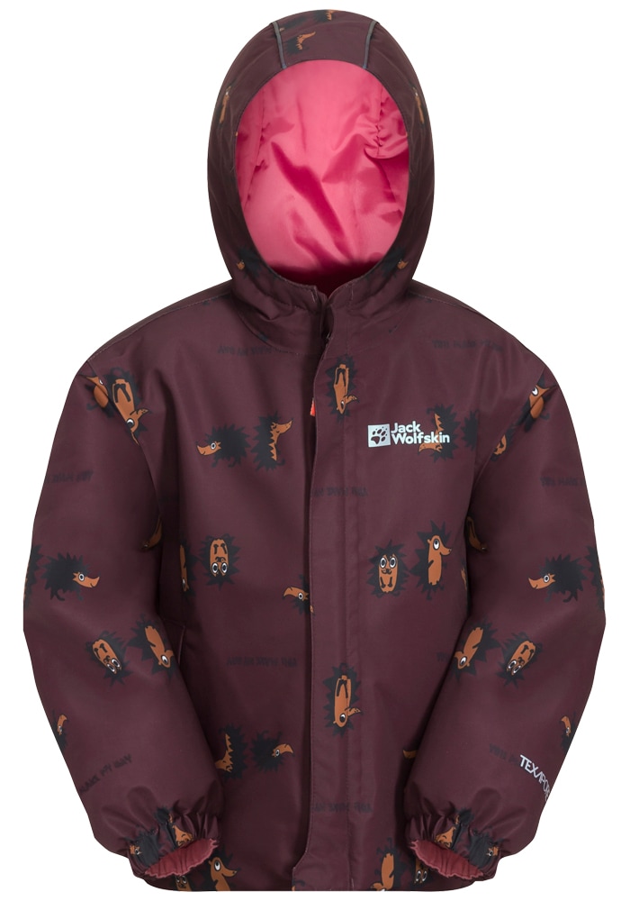 Jack Wolfskin Funktionsjacke »GLEELY 2L INS PRINT JKT K«, mit Kapuze