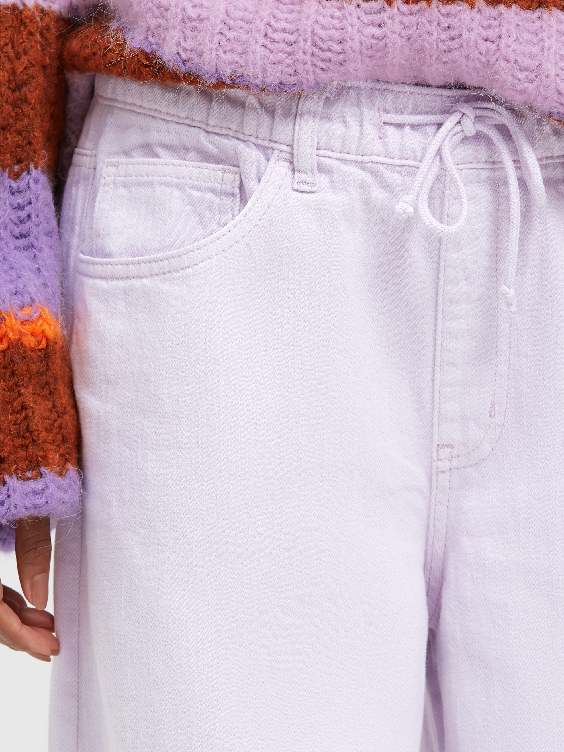 SENSES.THE LABEL Relax-fit-Jeans mit hoher Leibhöhe