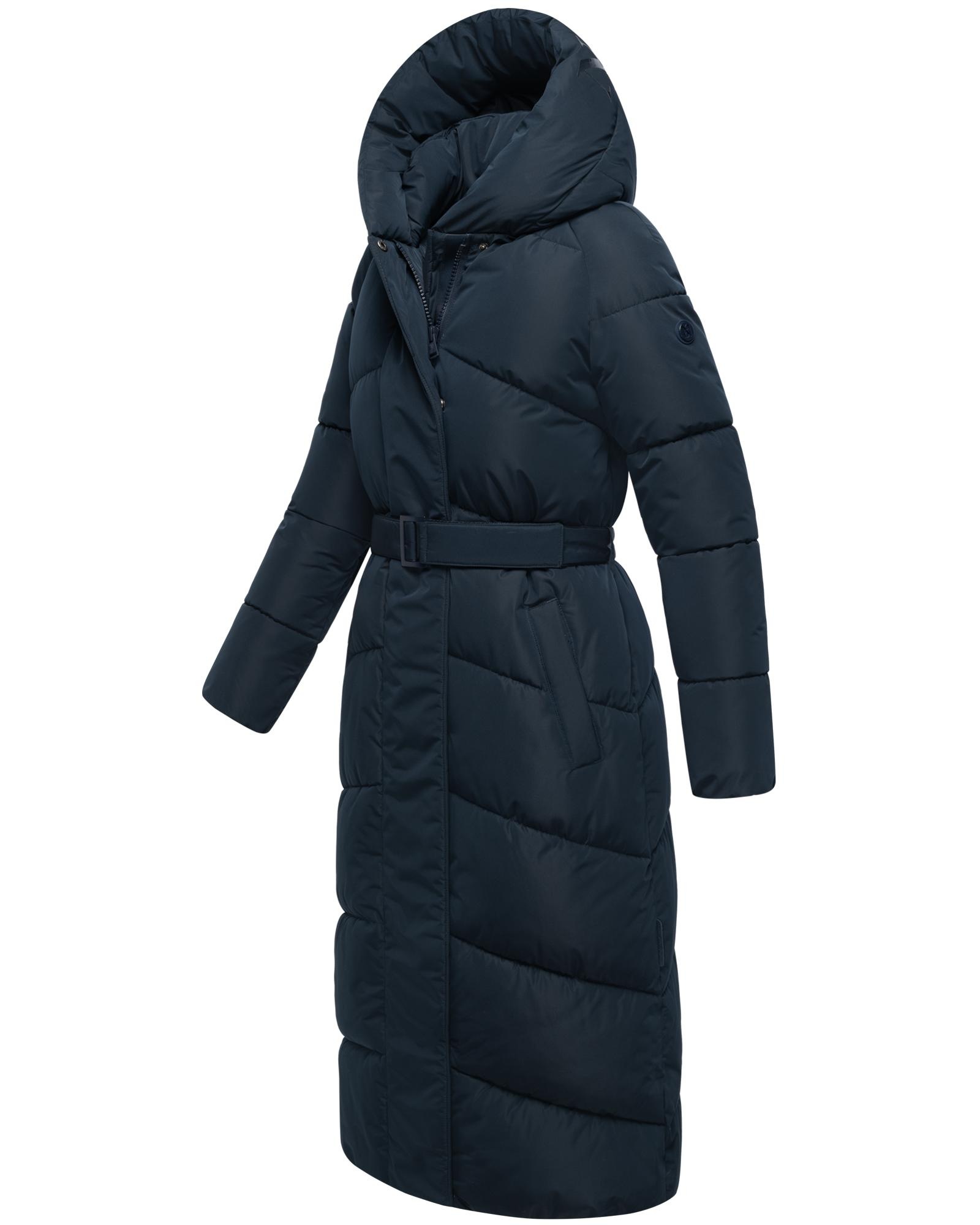 Navahoo Steppmantel »Eisblick 14«, Gesteppter Damen Mantel mit Taillengürtel
