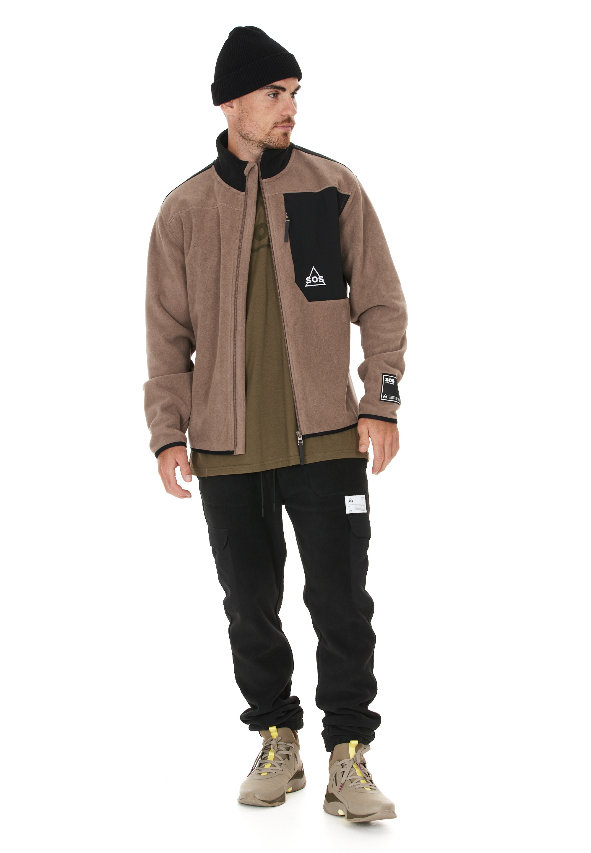 SOS Fleecejacke »Garmisch«, mit recyceltem Polyester