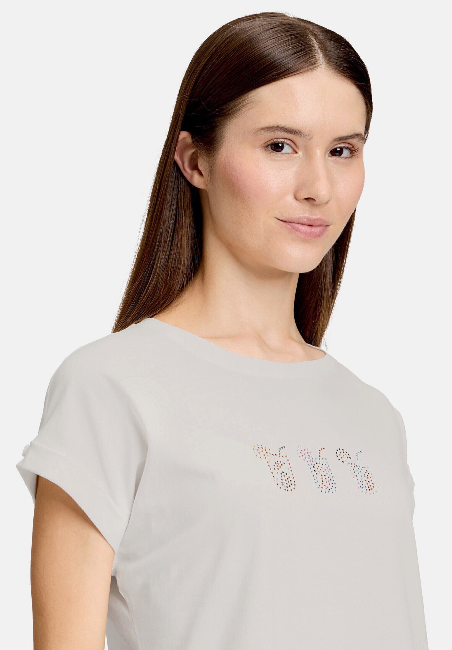 Cartoon Kurzarmshirt »Damen mit Ärmelaufschlag« 1 Stk. Hotfix