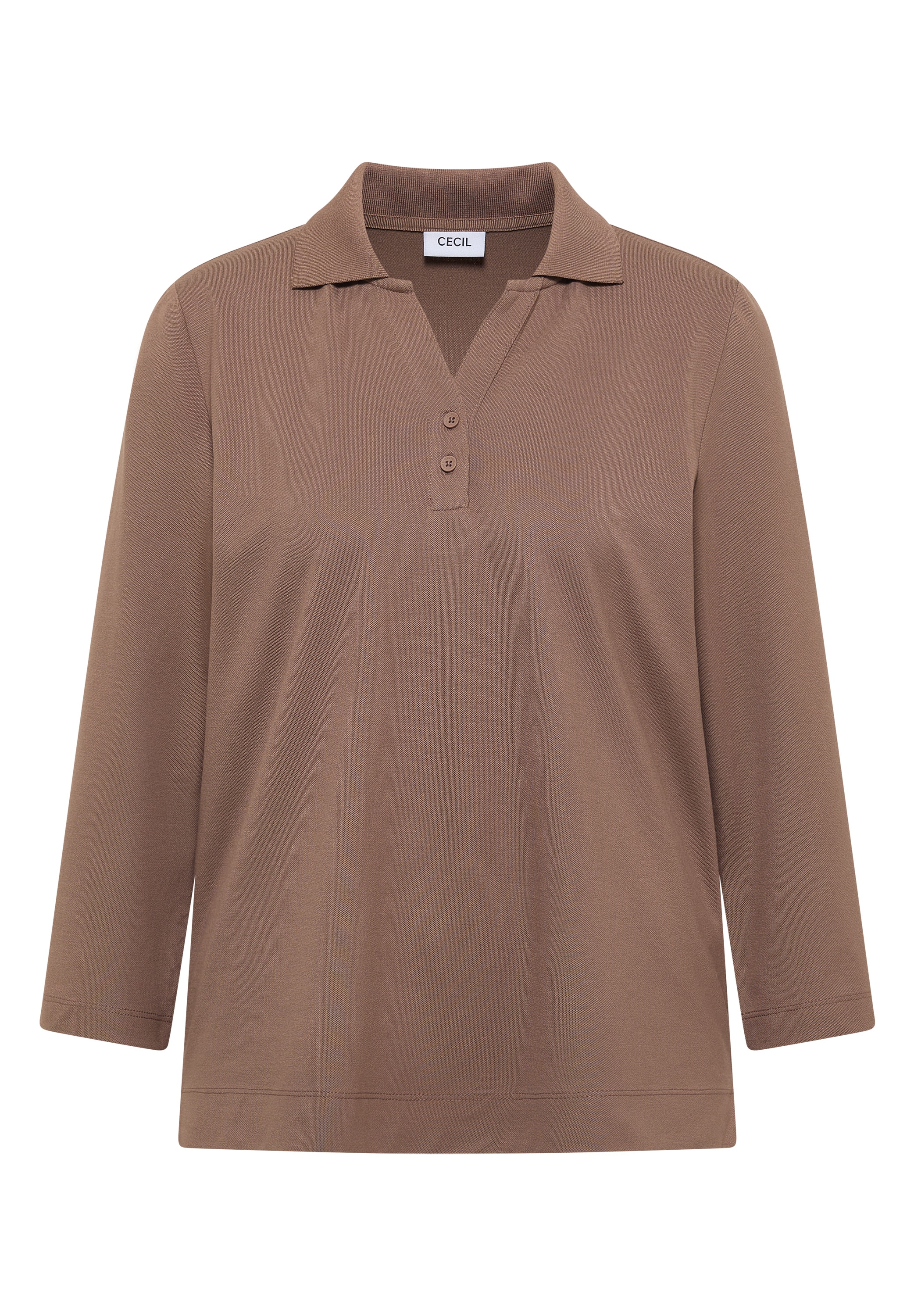 Cecil Poloshirt mit 3/4 Ärmeln